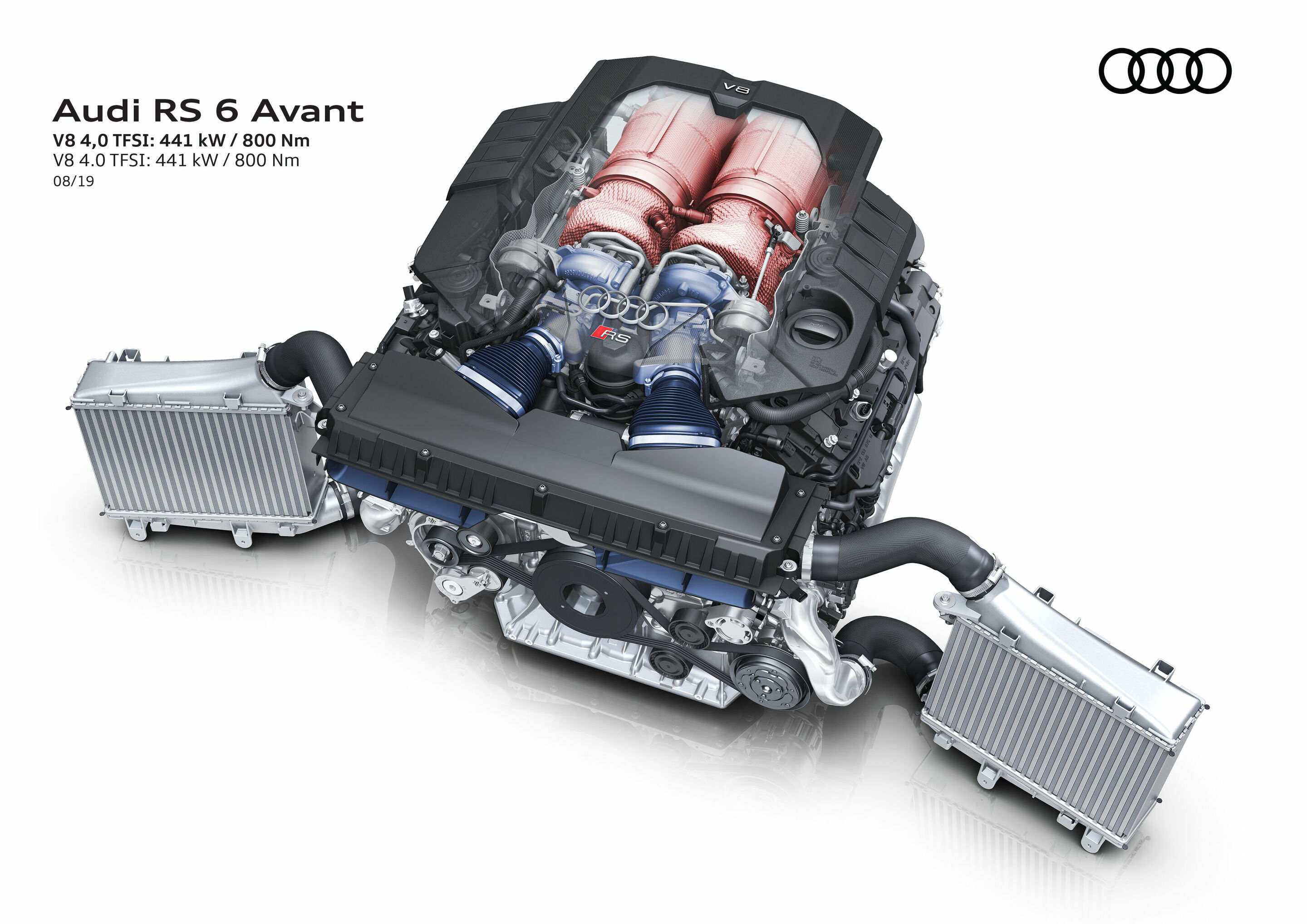 Illustration - Audi RS 6 Avant - V8 4.0 TFSI: 441kW / 800 Nm