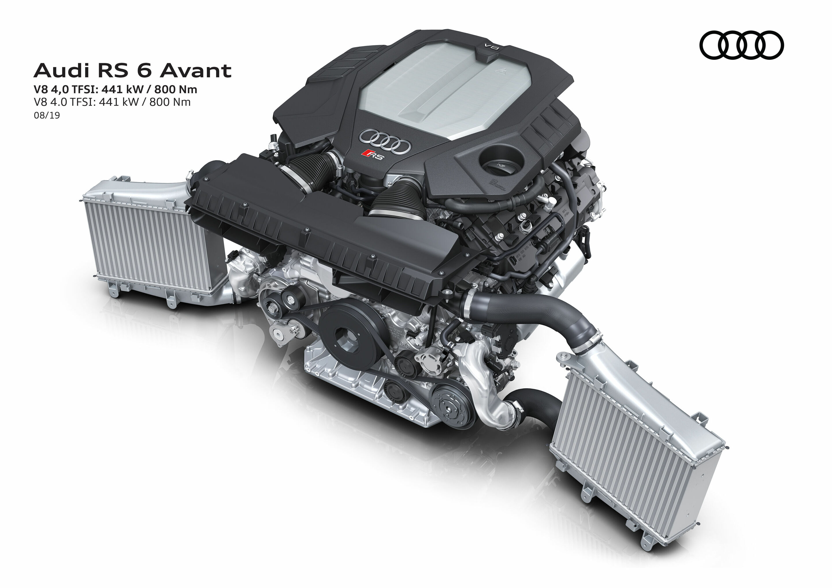 Illustration - Audi RS 6 Avant - V8 4,0 TFSI: 441kW / 800 Nm