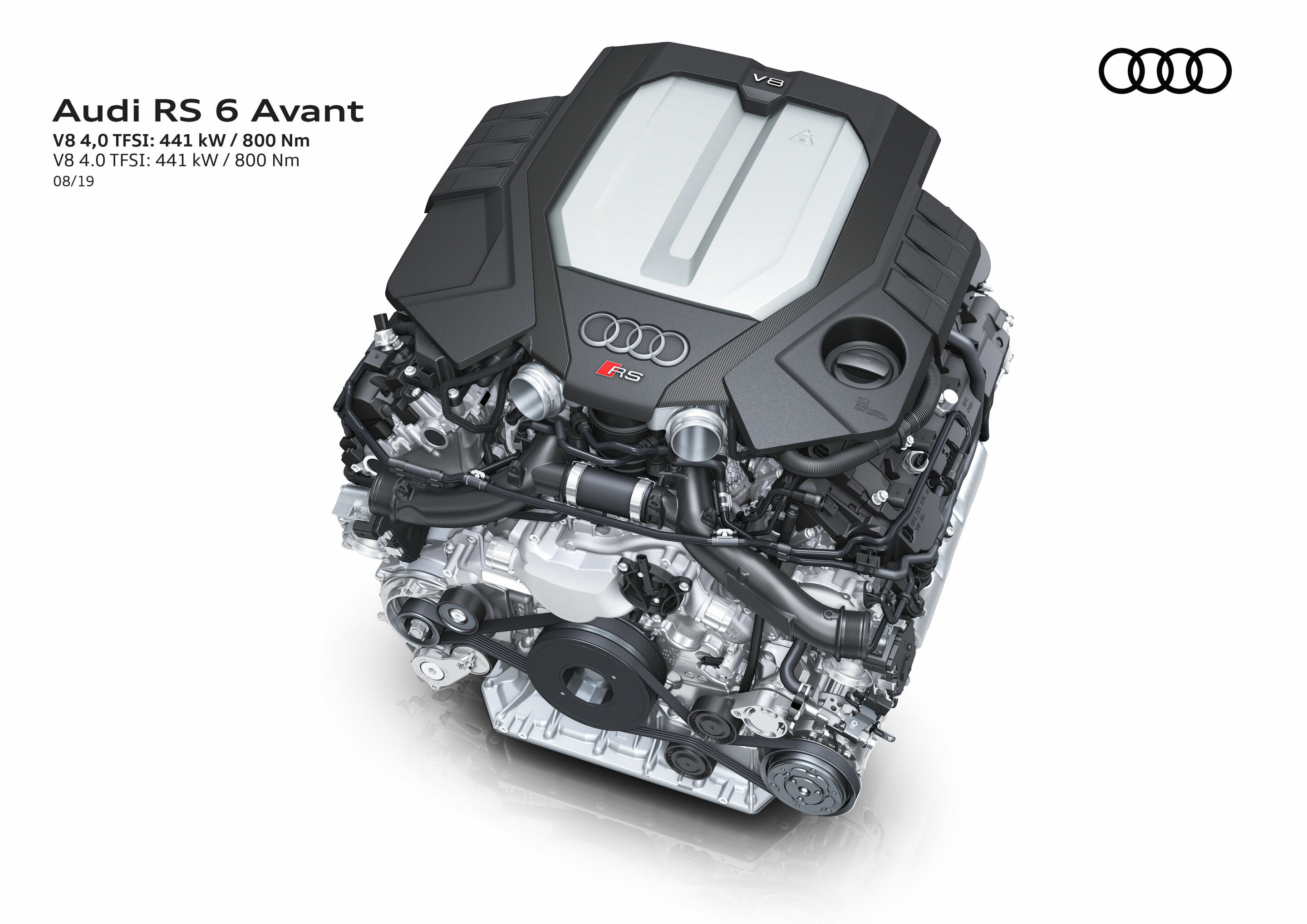 Illustration - Audi RS 6 Avant - V8 4,0 TFSI: 441kW / 800 Nm