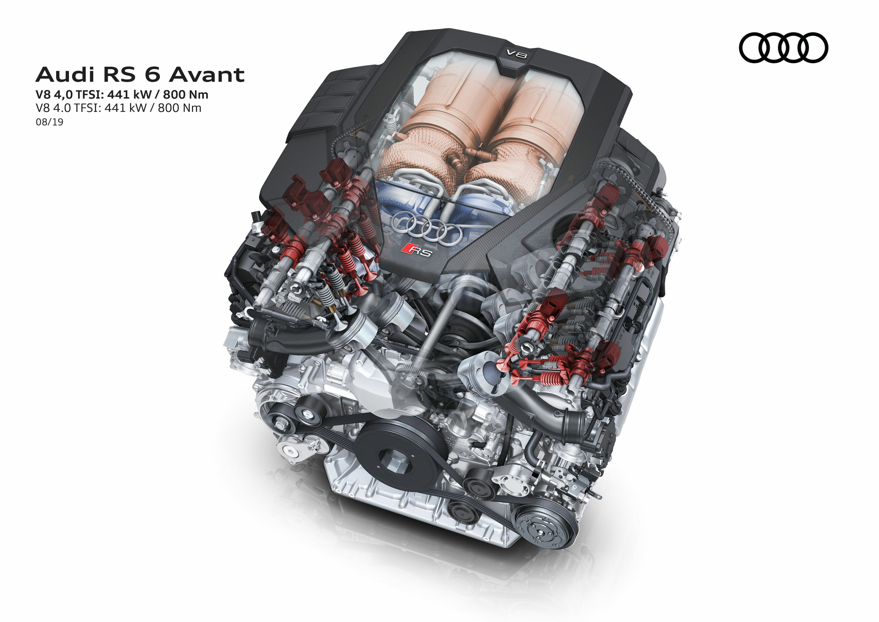 Illustration - Audi RS 6 Avant - V8 4.0 TFSI: 441kW / 800 Nm