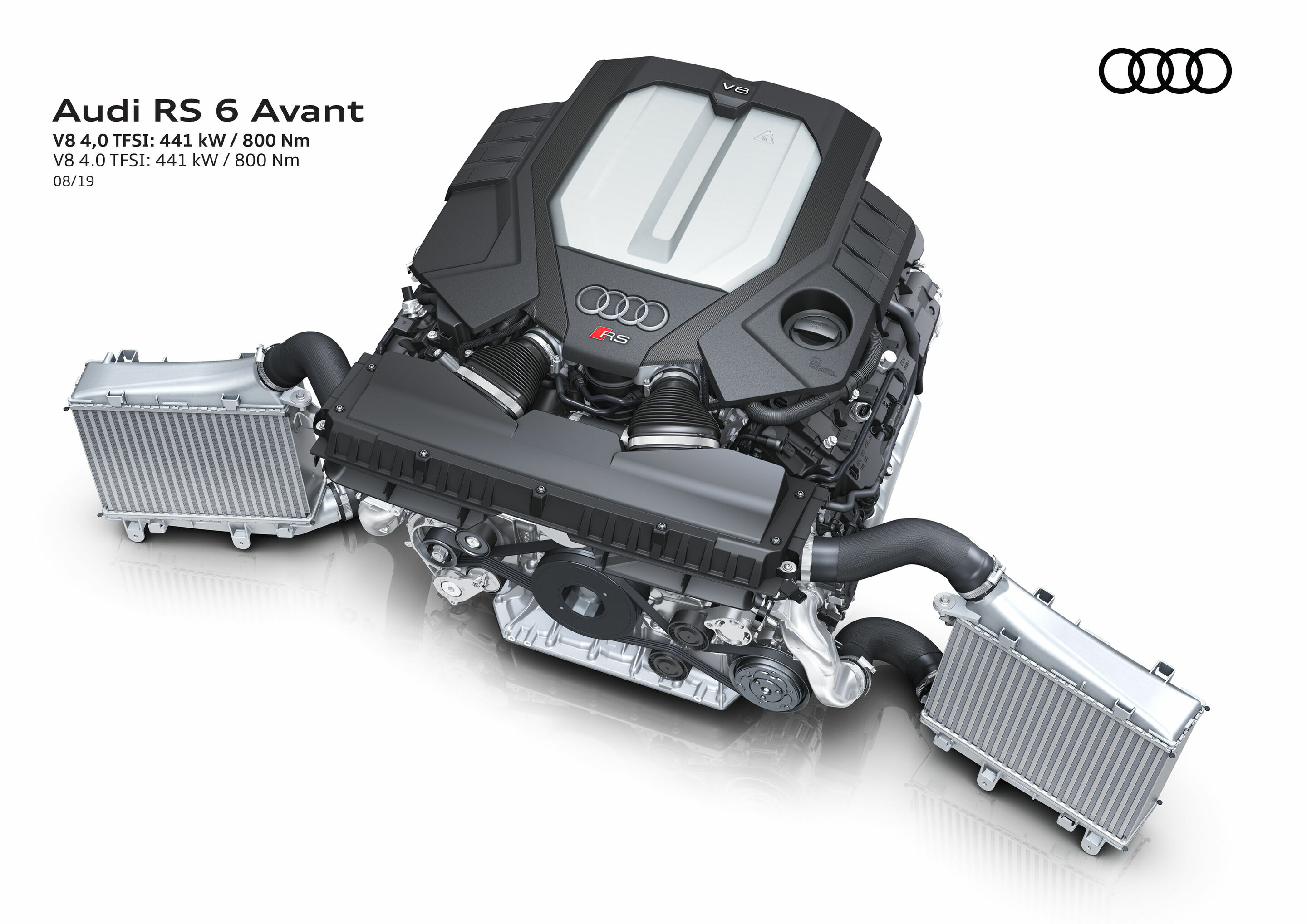 Illustration - Audi RS 6 Avant - V8 4,0 TFSI: 441kW / 800 Nm