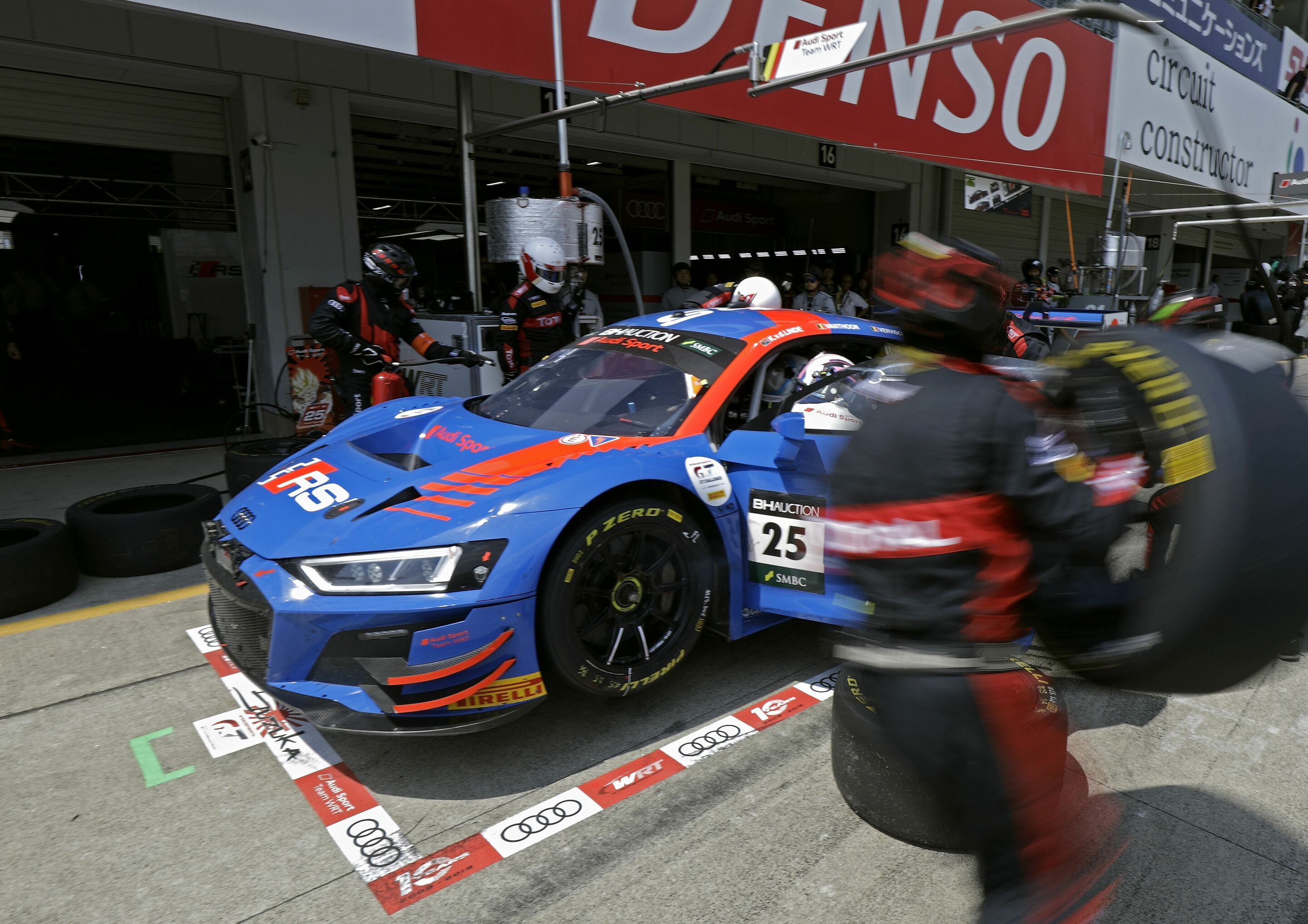 10h Suzuka 2019 - Audi R8 LMS #25 (Audi Sport Team WRT), Kelvin van der Linde/Dries Vanthoor/Frédéric Vervisch