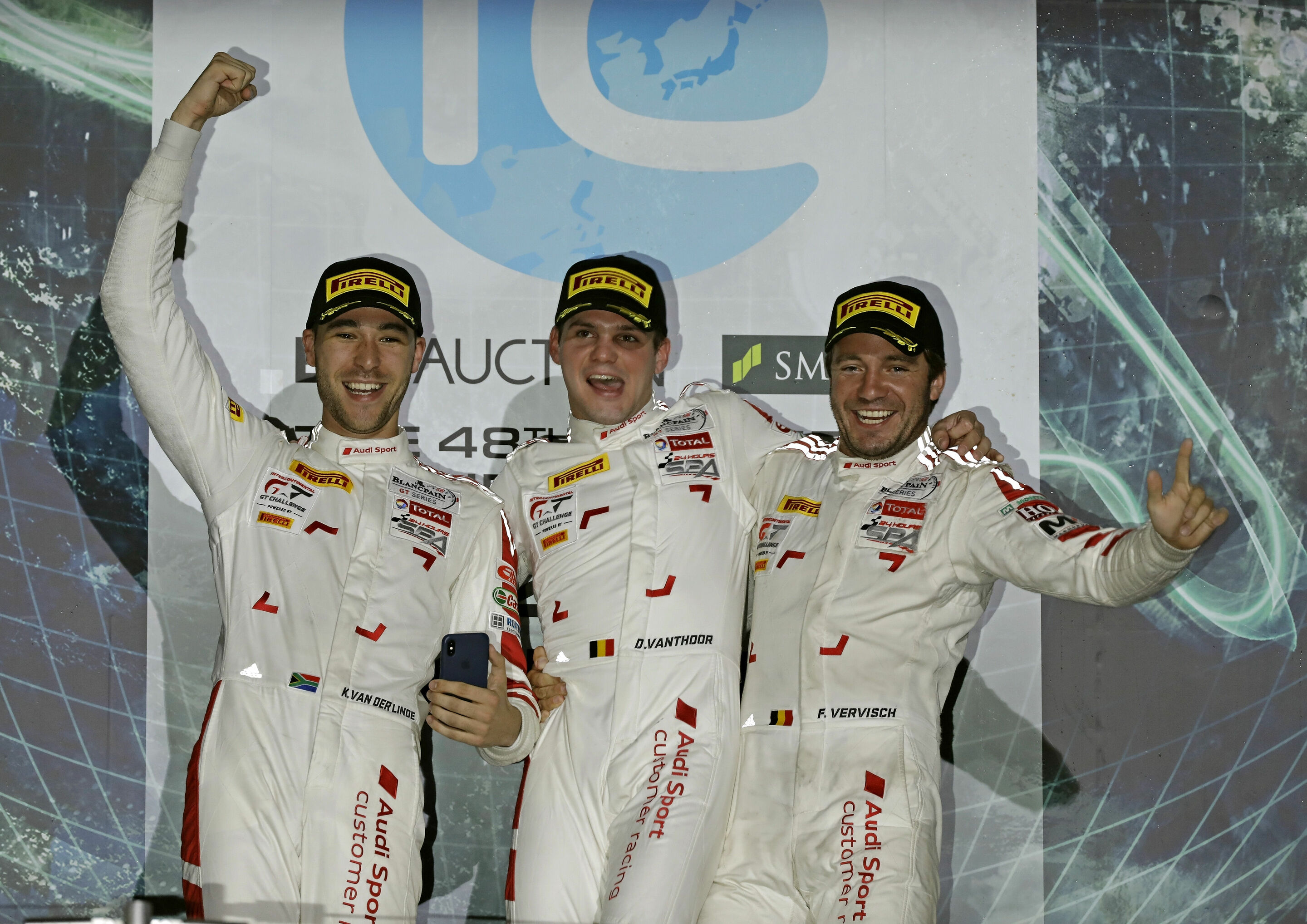 10h Suzuka 2019 - Kelvin van der Linde, Dries Vanthoor, Frédéric Vervisch