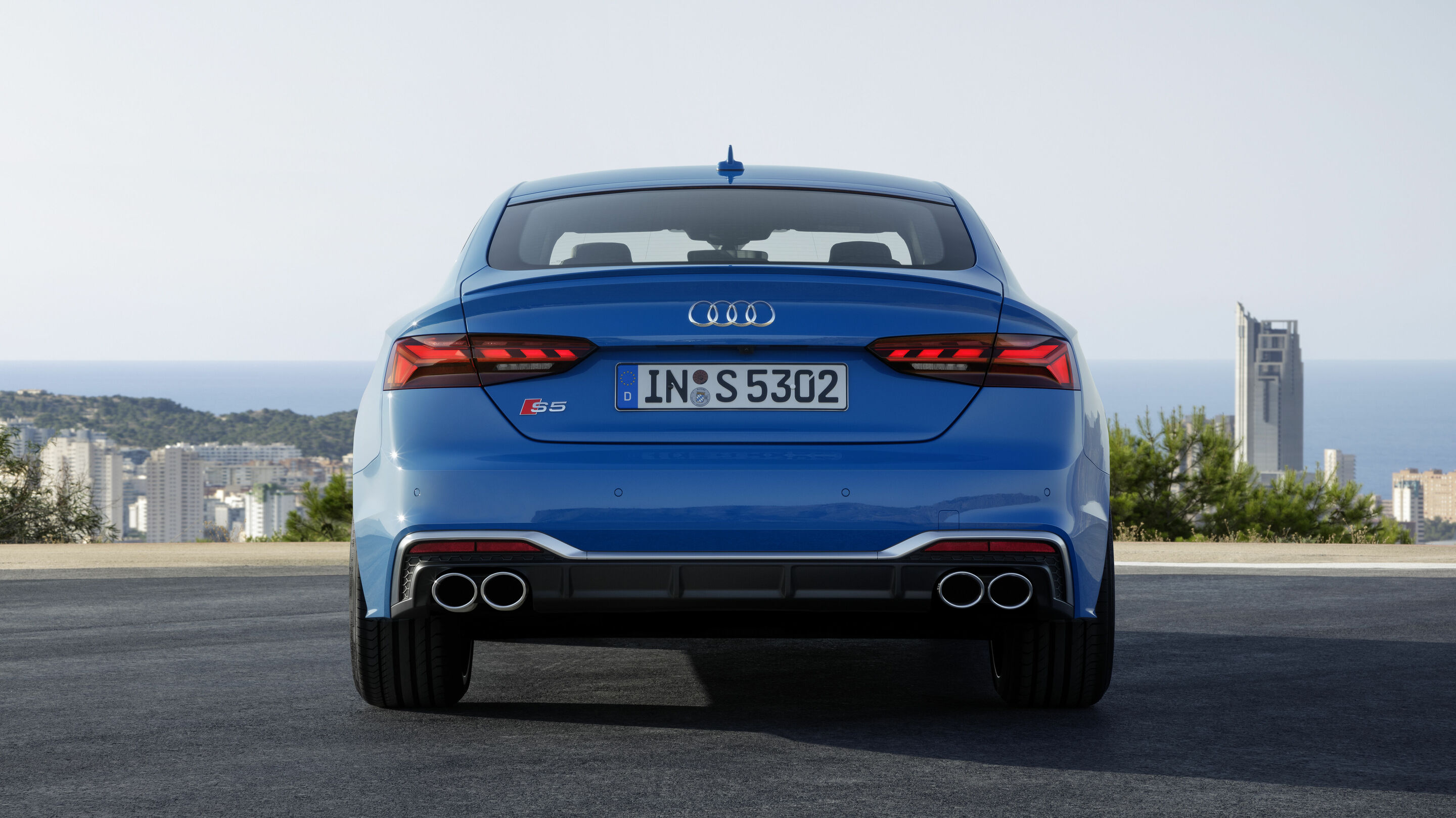 Audi S5 Sportback TDI (2019 until 2024) - Static photo
Color: Turbo blue