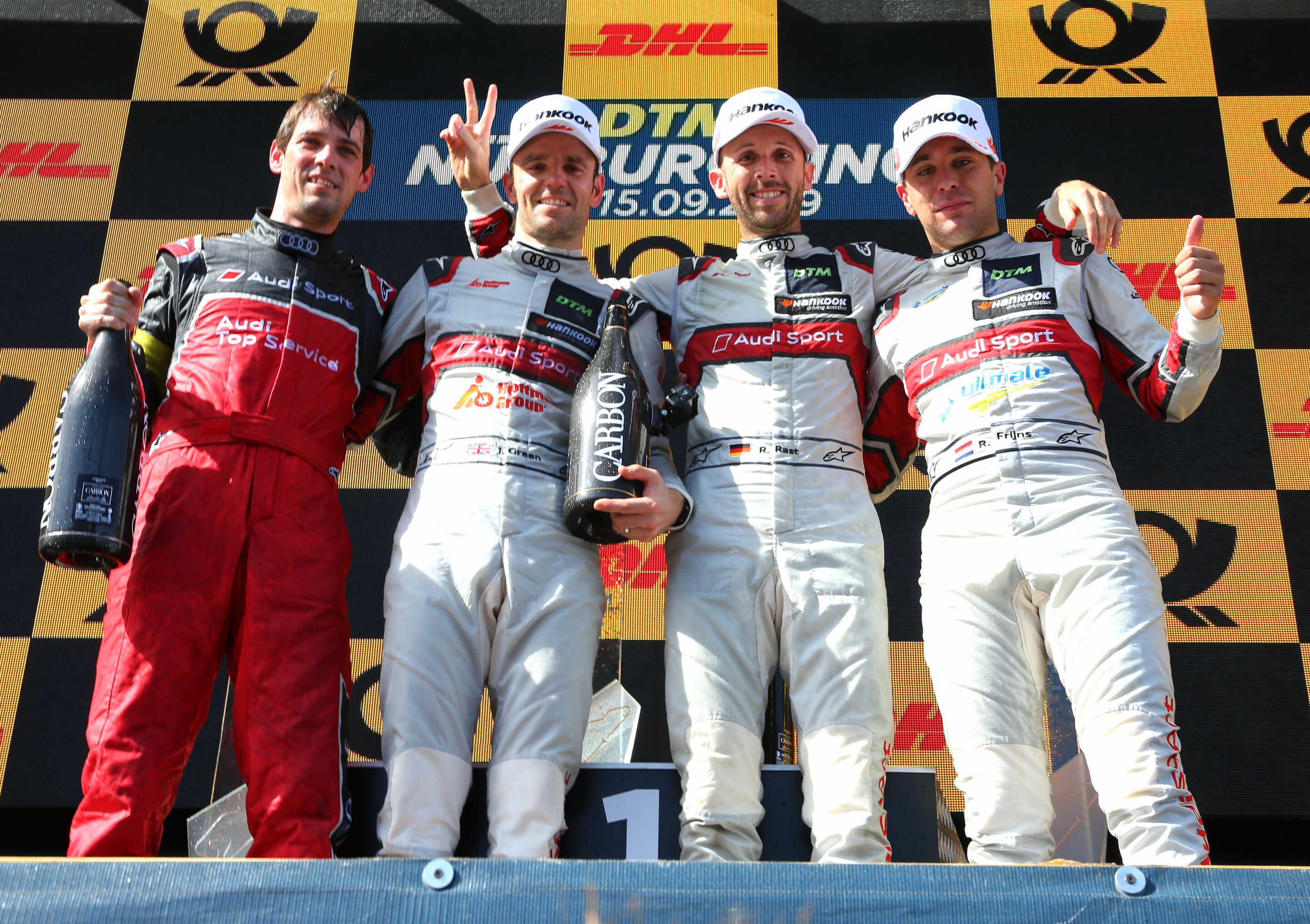 DTM Nürburgring 2019 - Jamie Green, René Rast, Robin Frijns