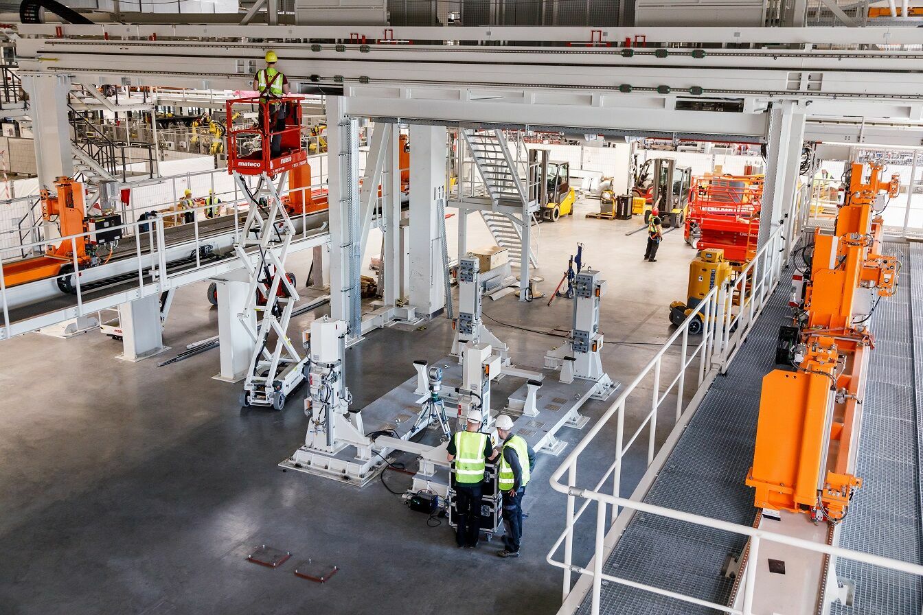 Umbaumaßnahmen Böllinger Höfe - Der Audi e-tron GT und der Audi R8 werden im Karosseriebau getrennt produziert. Während sich der Karosseriebau des R8 durch ein hohes Maß an Handarbeit auszeichnet, entsteht für den e-tron GT ein eigener, hochautomatisierter...
