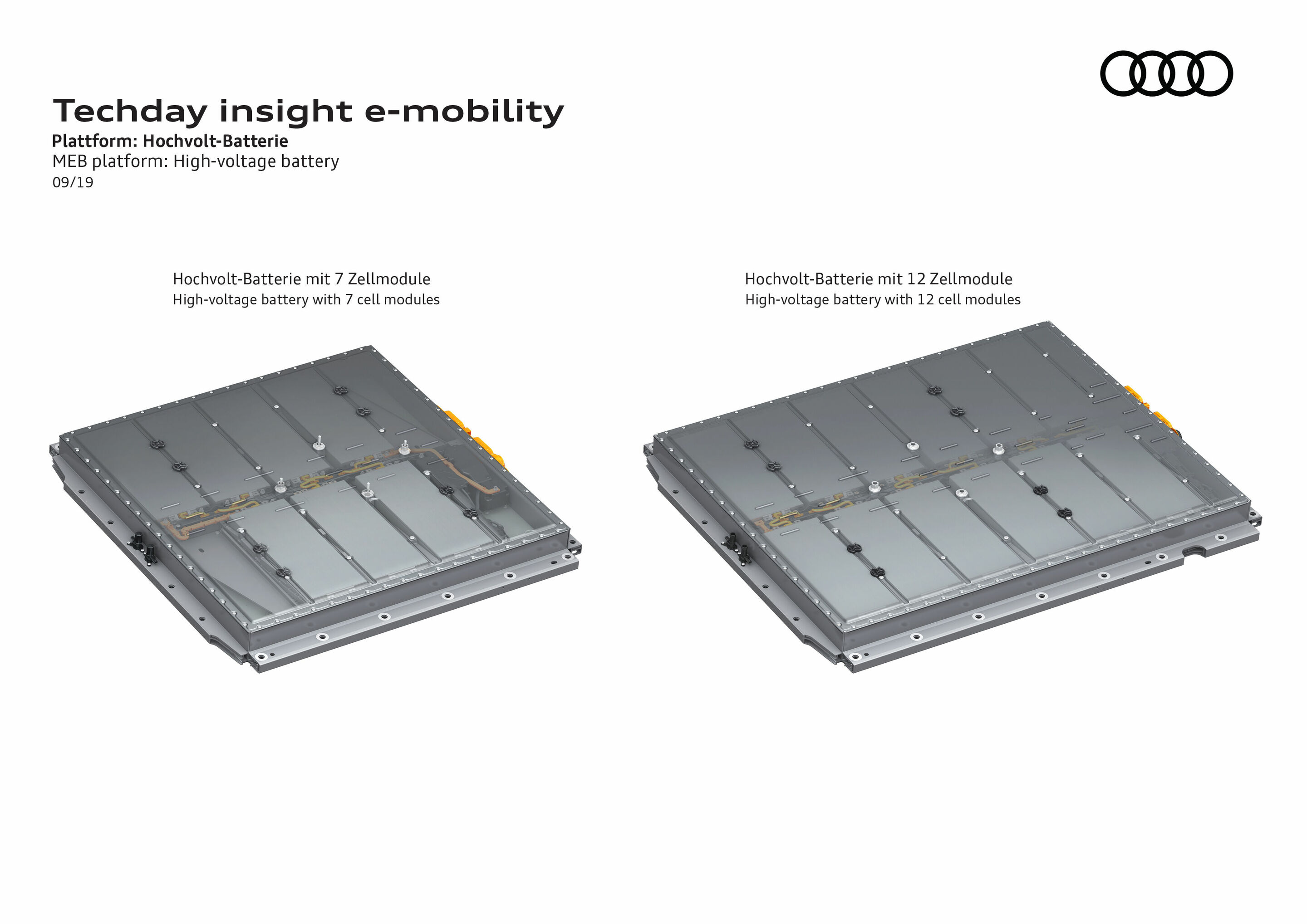 Illustration - Tech Day Insight E-Mobility - Plattform: Hochvolt-Batterie