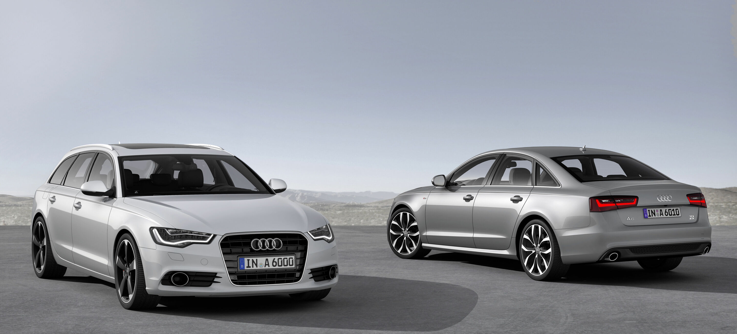 Die ultra-Modelle von Audi - Audi A6 2.0 TDI ultra
Farbe: Daytonagrau

Audi A6 Avant 2.0 TDI ultra
Farbe: Eissilber