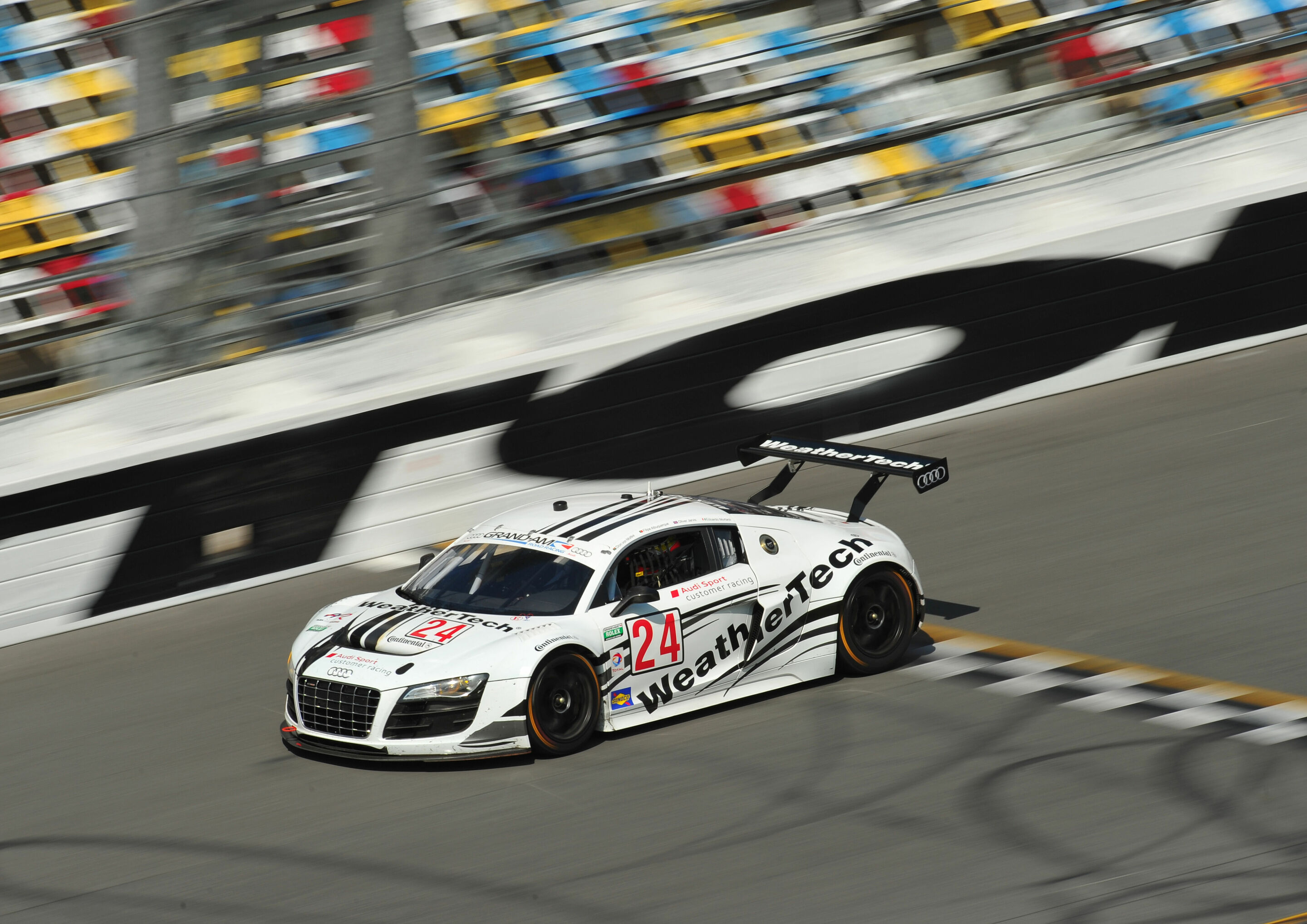 Audi R8 GRAND-AM testing at Daytona