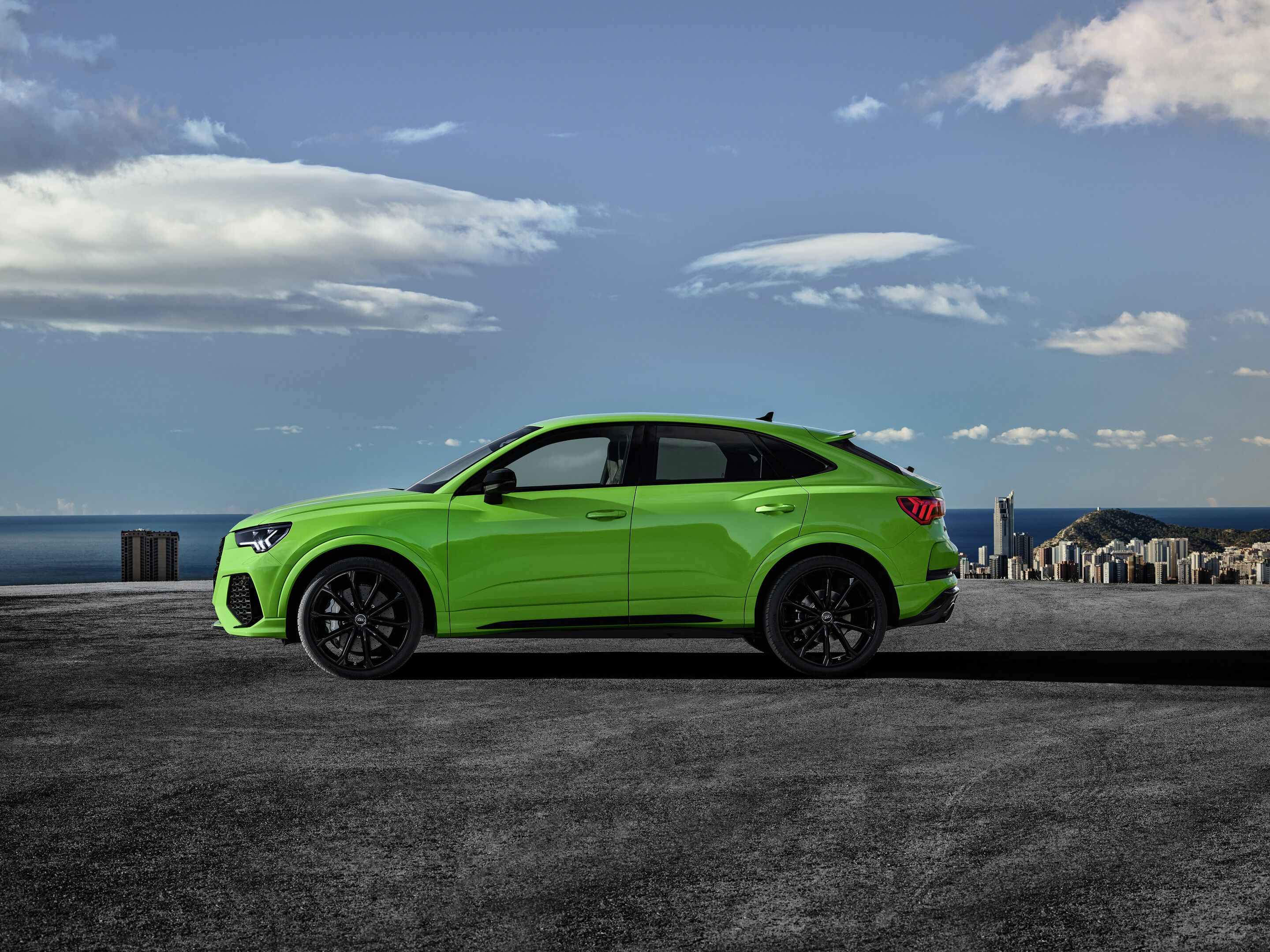 Audi RS Q3 Sportback (until 2025) - Static photo
color: Kyalami green