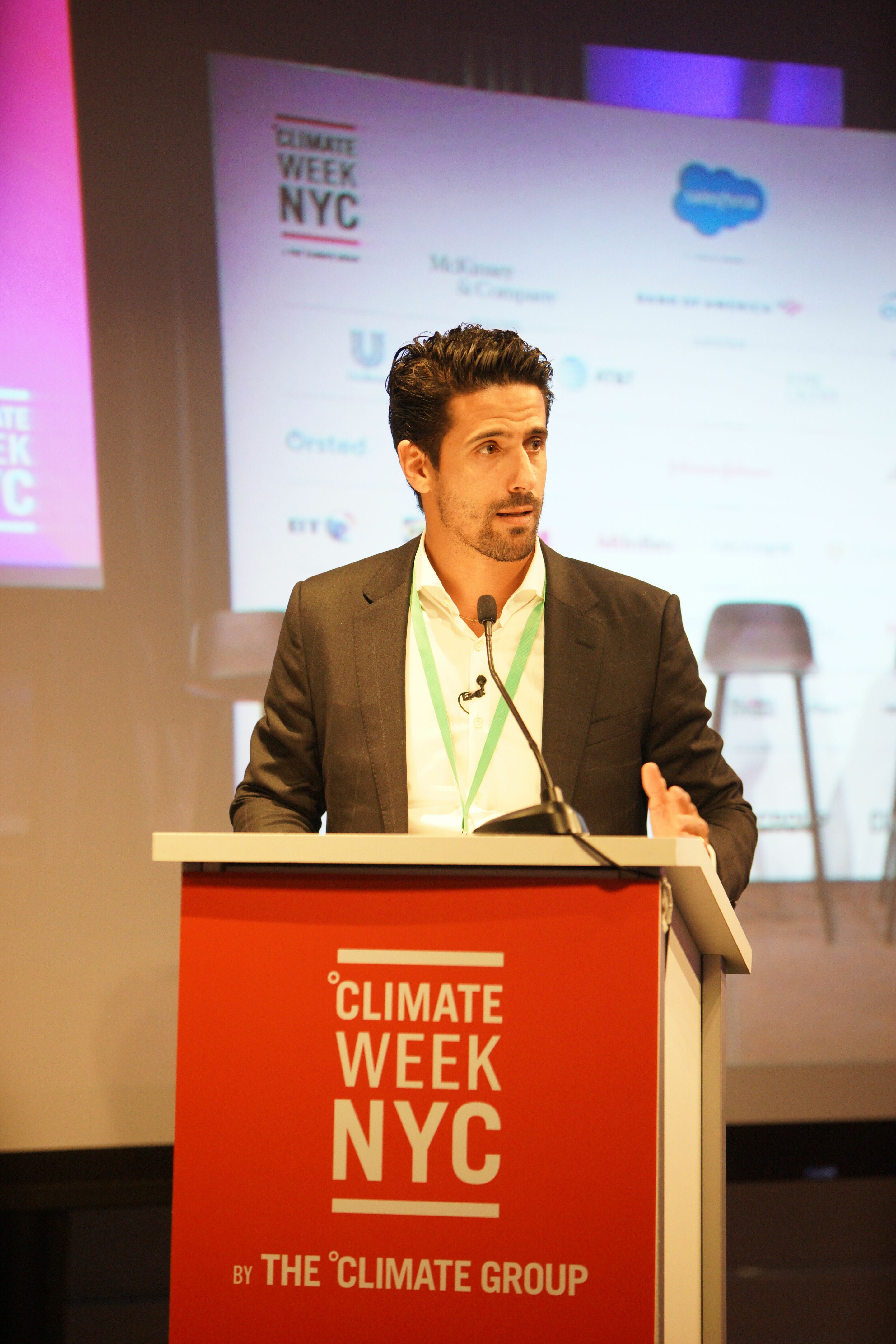Lucas di Grassi speaks at Climate Week NYC - Lucas di Grassi