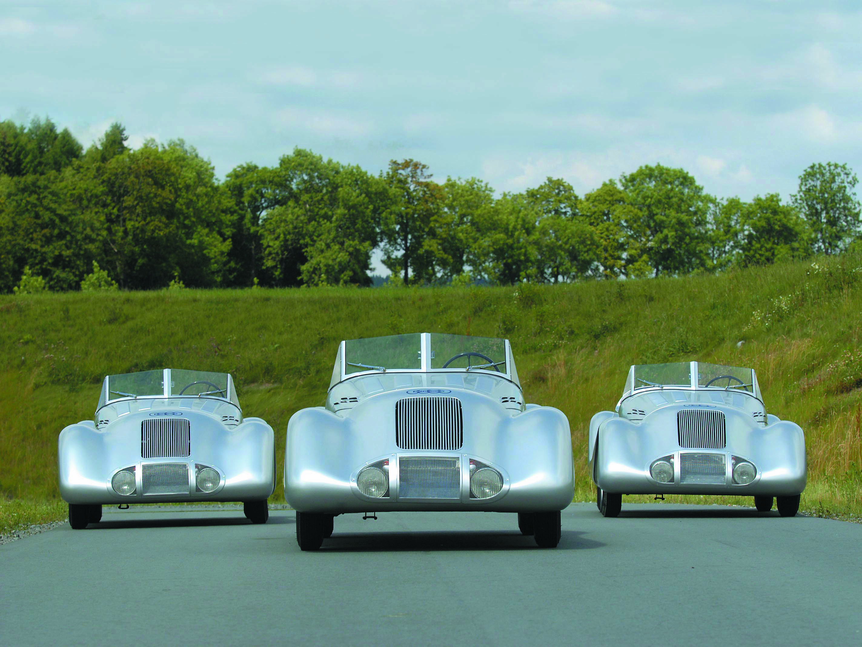 After 65 years back again: The three Auto Union "Wanderer Streamline Specials".