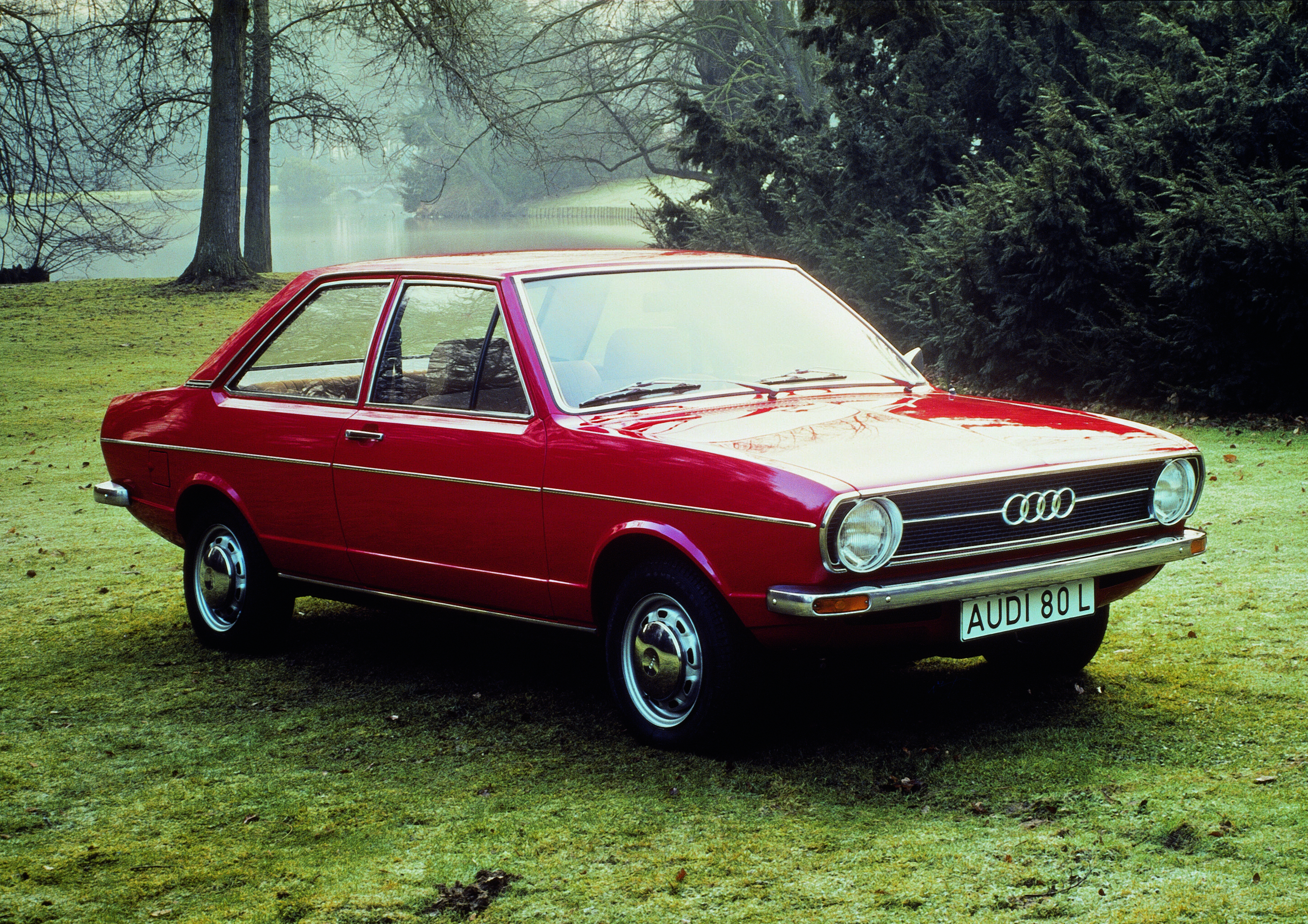Audi 80 L, 1.3 litre four-cylinder-engine, 40 kW (55 bhp), 1973