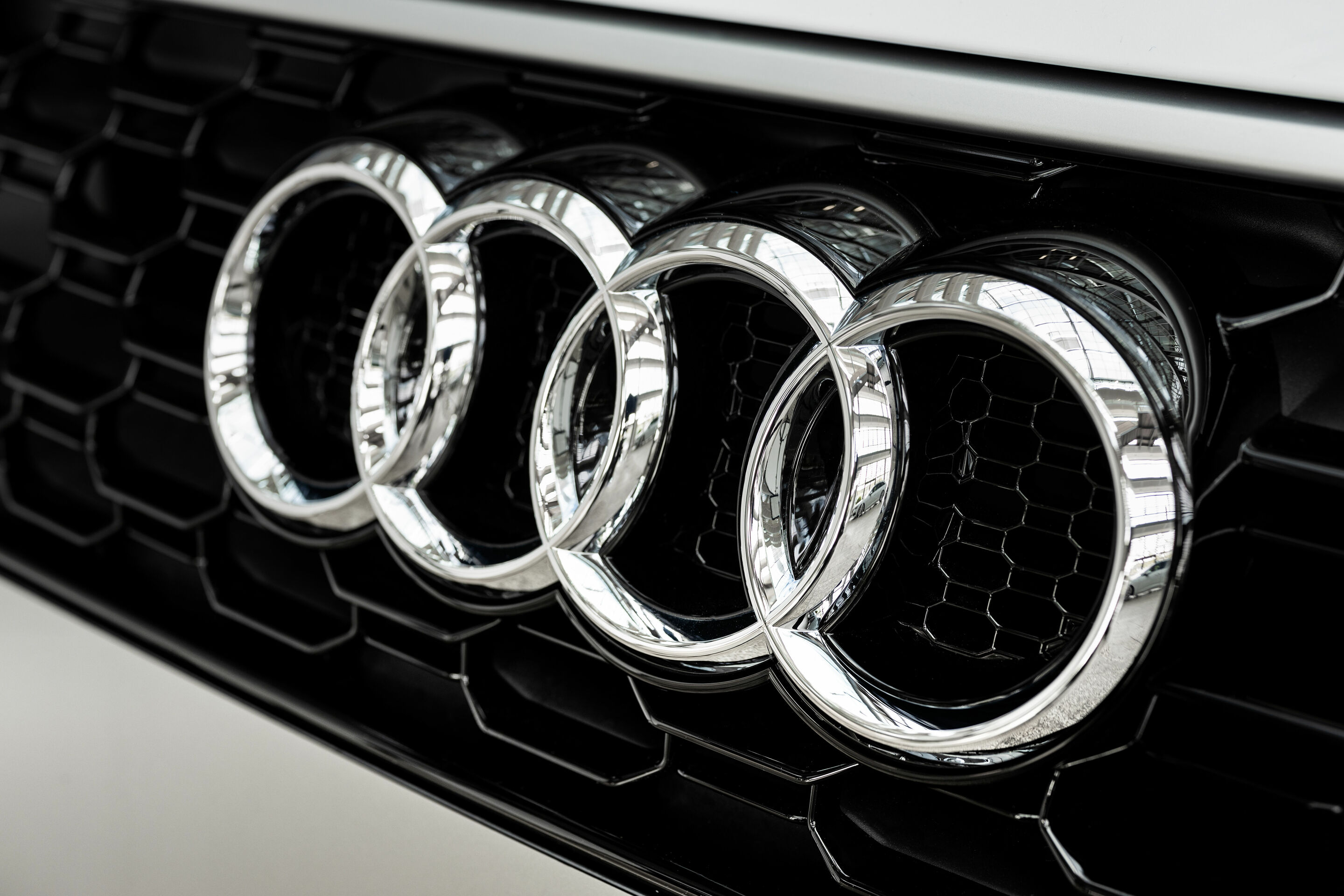 AUDI AG - Audi logo, Four Rings, corporate identity, symbol