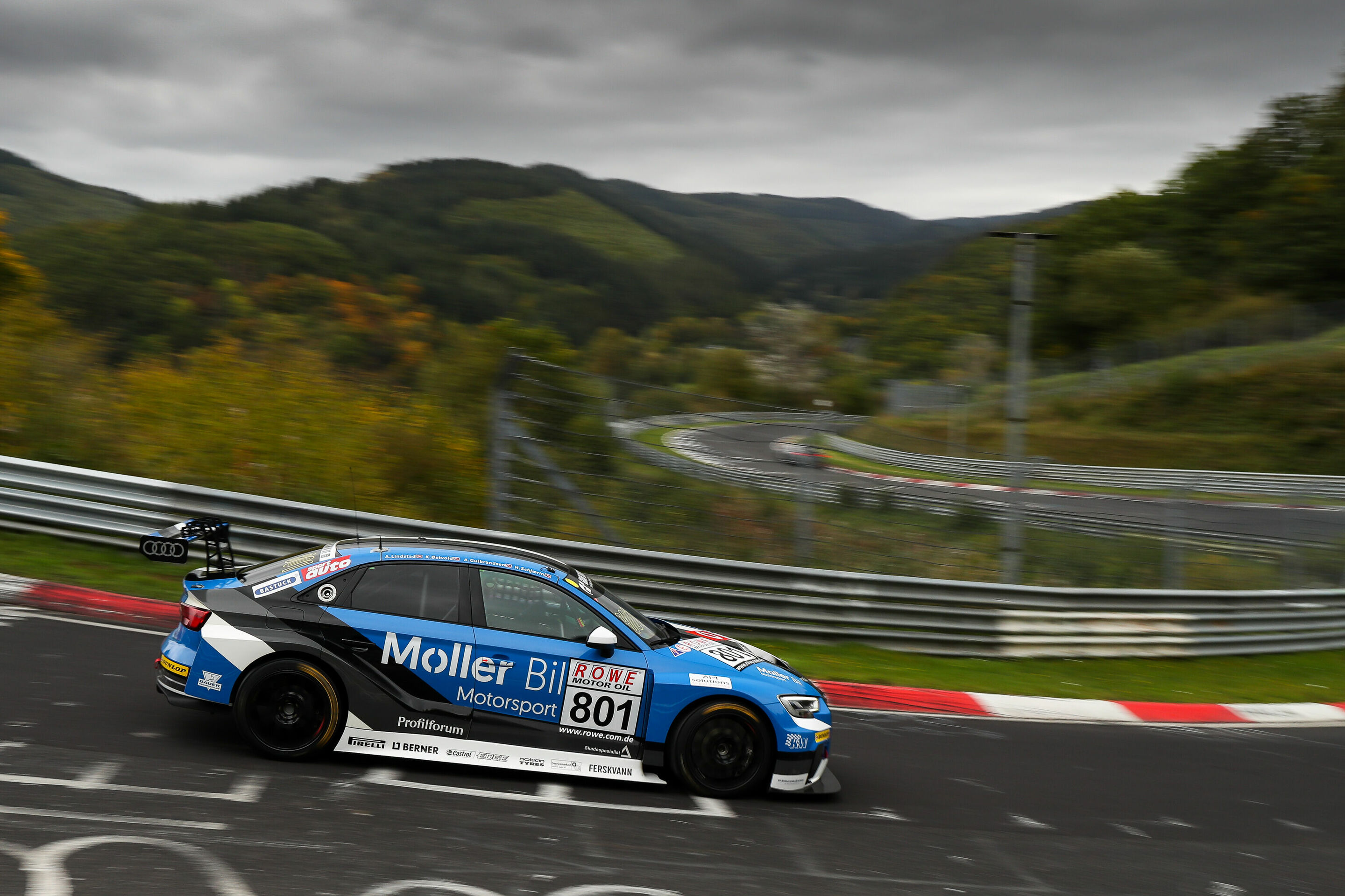 VLN Endurance Championship 2019 - Audi RS 3 LMS #801 (Møller Bil Motorsport), Håkon Schjærin/Kenneth Østvold/Anders Lindstad