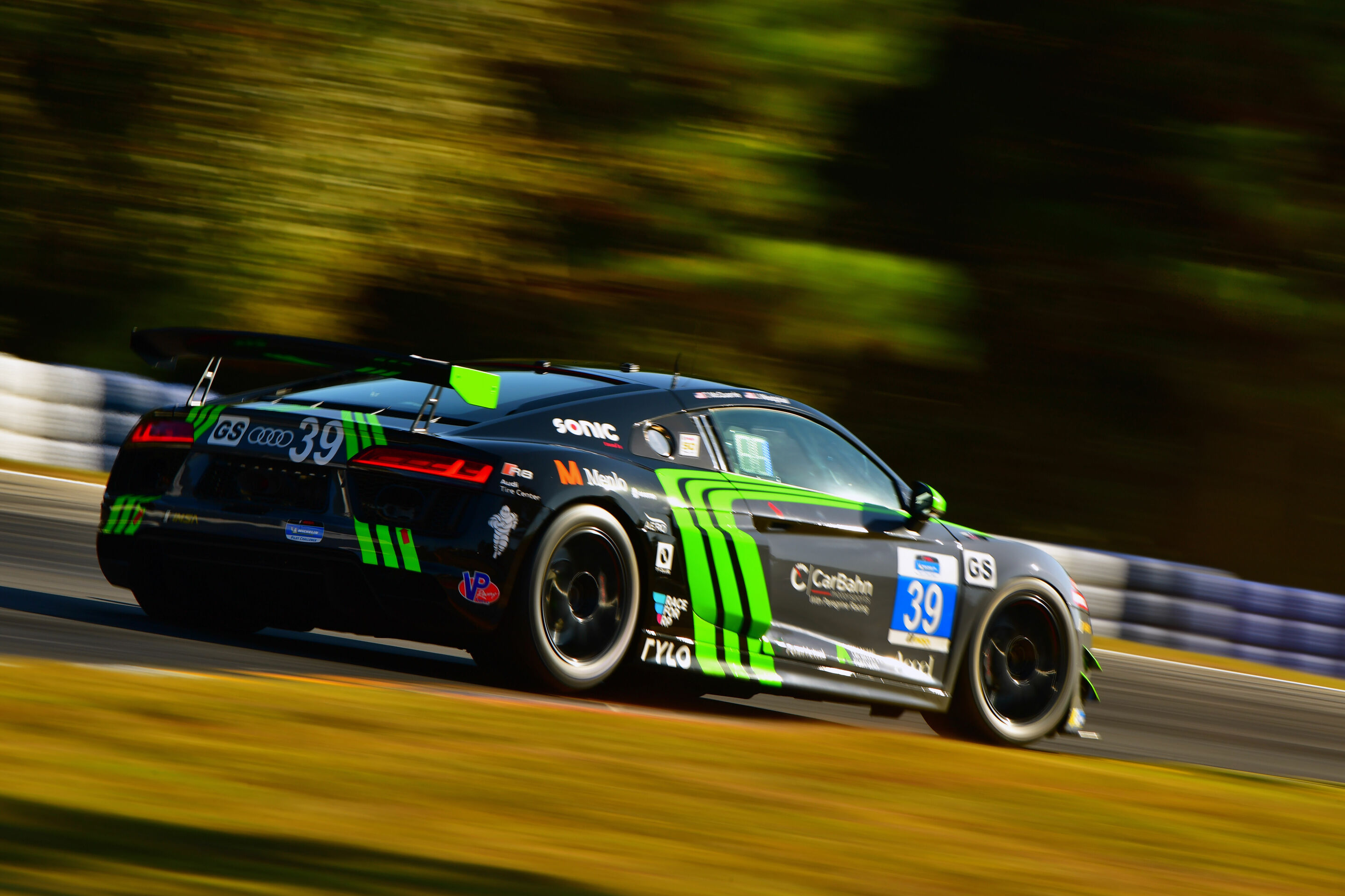 IMSA Michelin Pilot Challenge 2019 - Audi R8 LMS GT4 #39 (CarBahn with Peregrine Racing), Tyler McQuarrie/Jeff Westphal