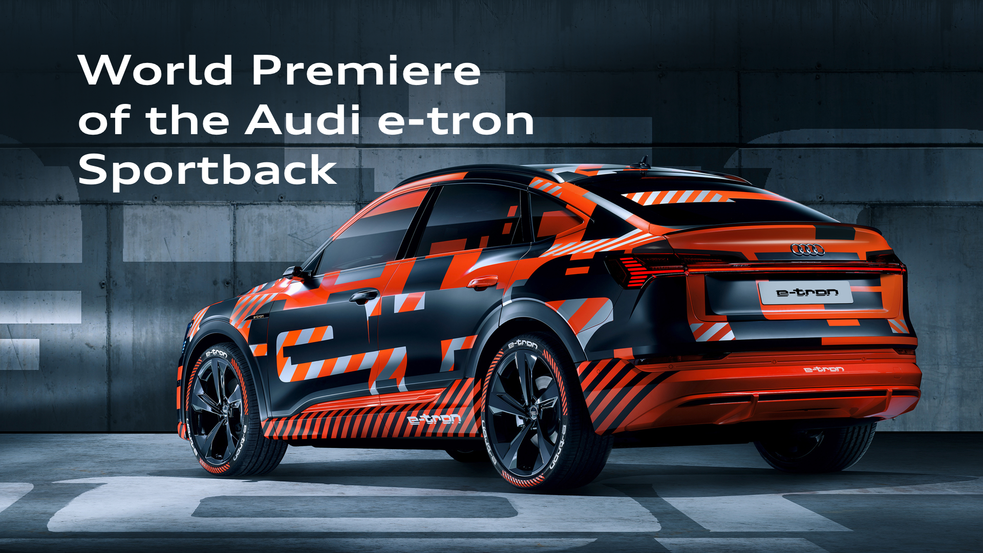 Weltpremiere Audi e-tron Sportback - Weltpremiere Audi e-tron Sportback in LA