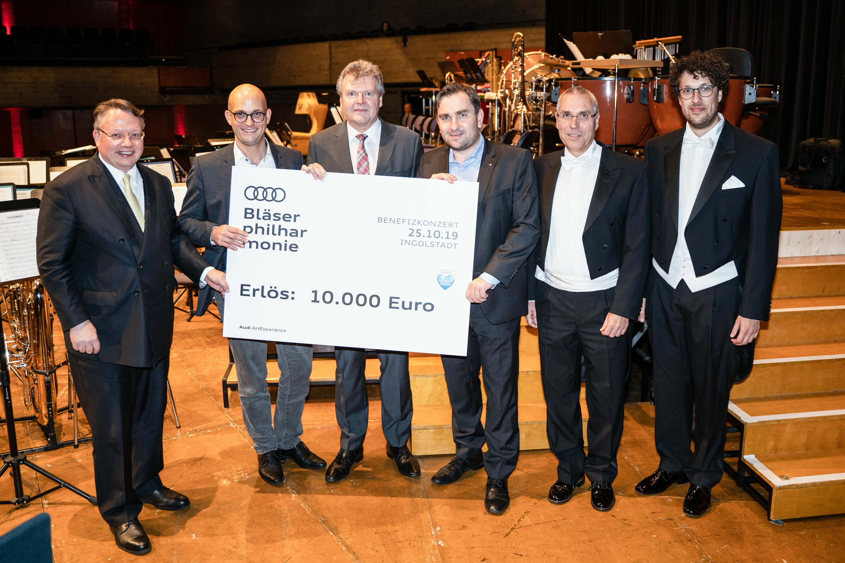 Audi Bläserphilharmonie unterstützt „Vorweihnacht der guten Herzen“ - Impressionen