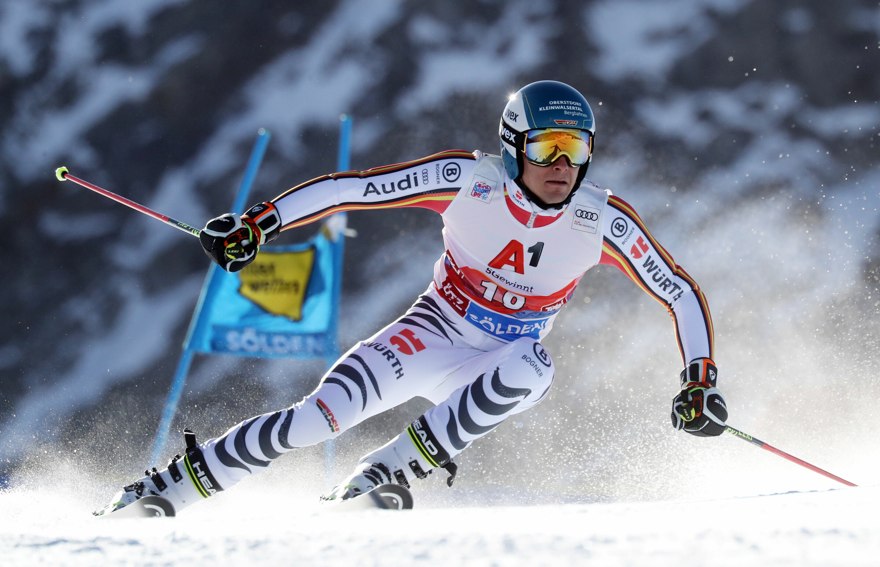 Audi FIS Ski Weltcup Opening 2019 in Sölden - Alexander Schmid (GER) belegt als zweitbester deutscher Starter beim Weltcup Auftakt in Sölden den 27. Platz