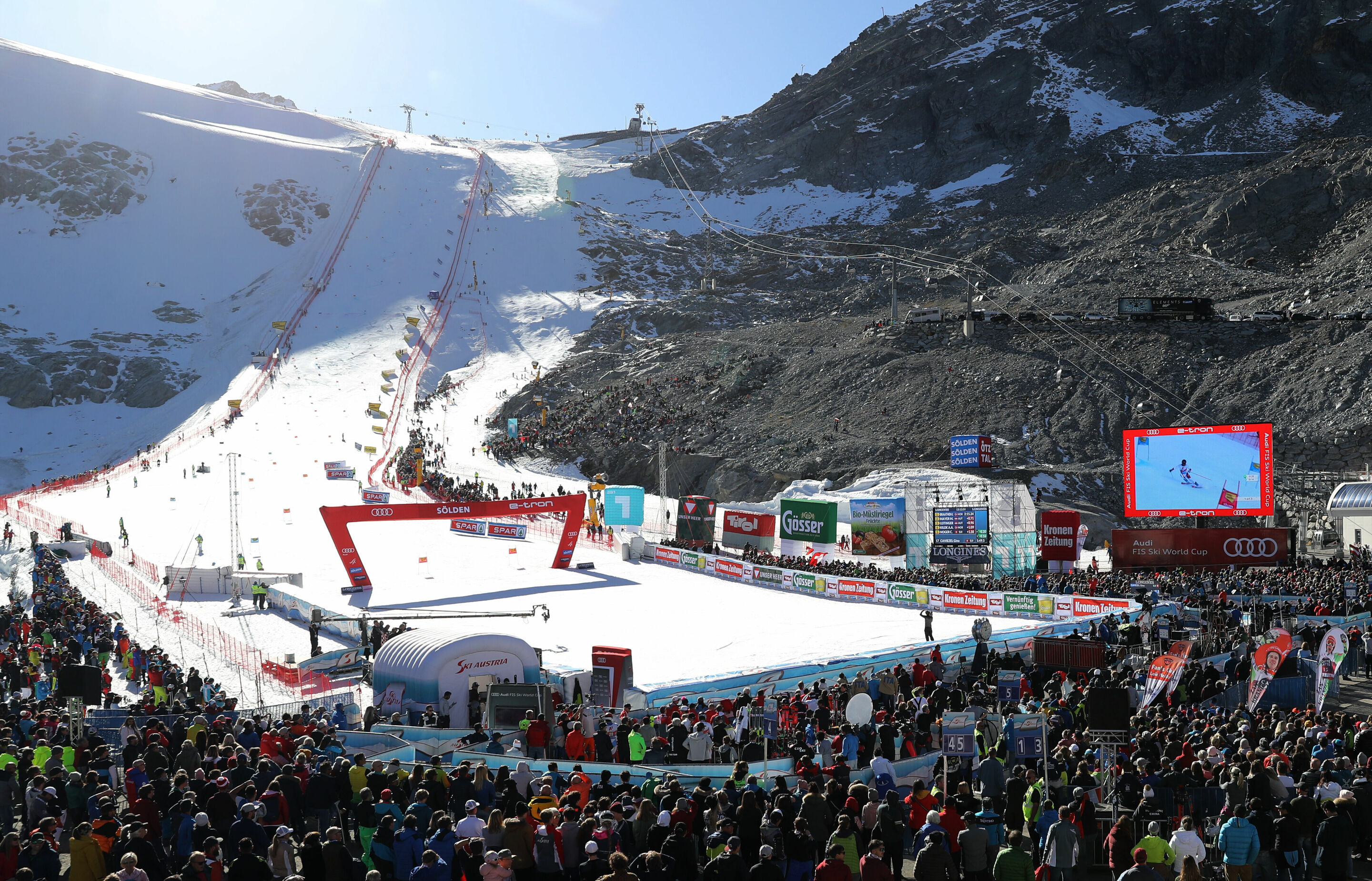 Audi FIS Ski World Cup Opening 2019 in Sölden - Overview of the route