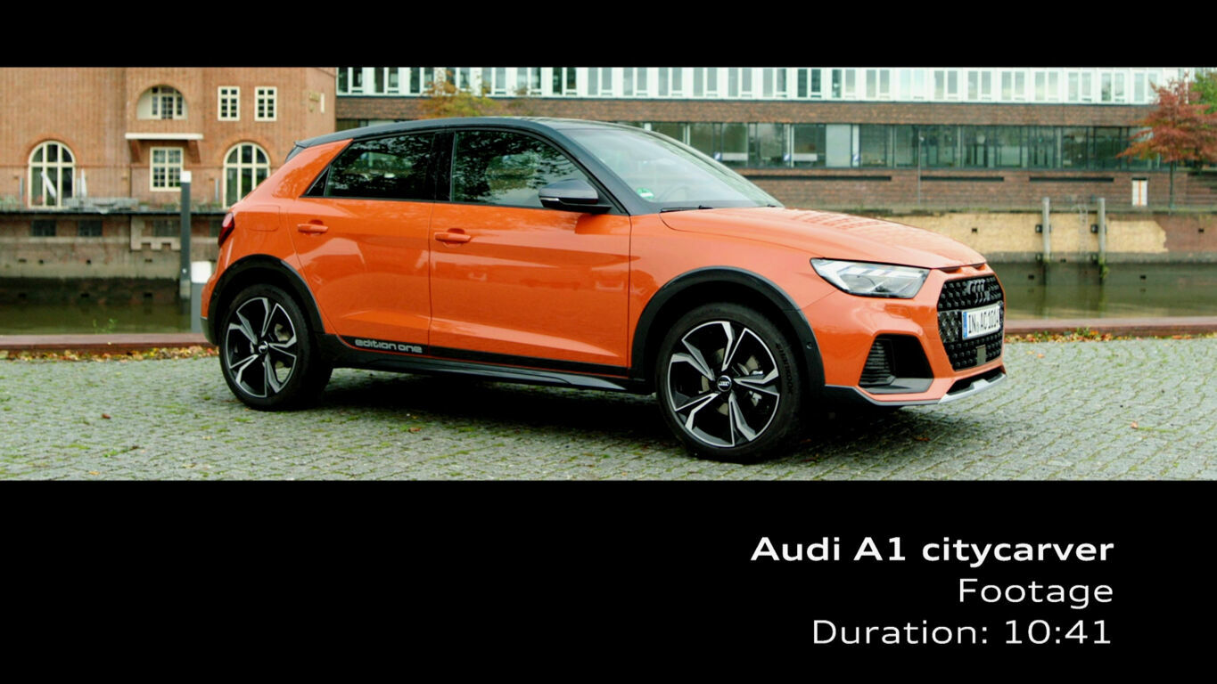 Footage Audi A1 citycarver orange - Footage A1 citycarver orange