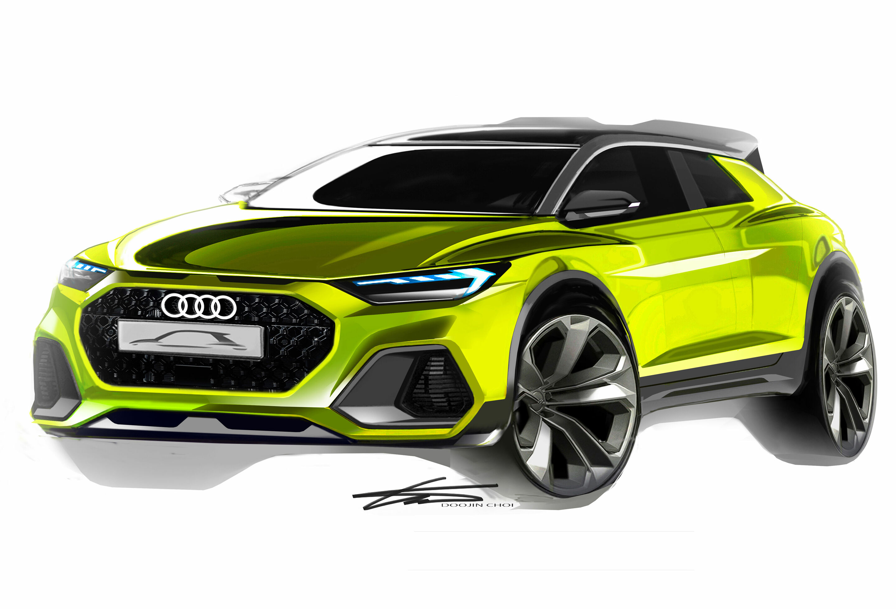 Sketch - Audi A1 citycarver - Design Sketch