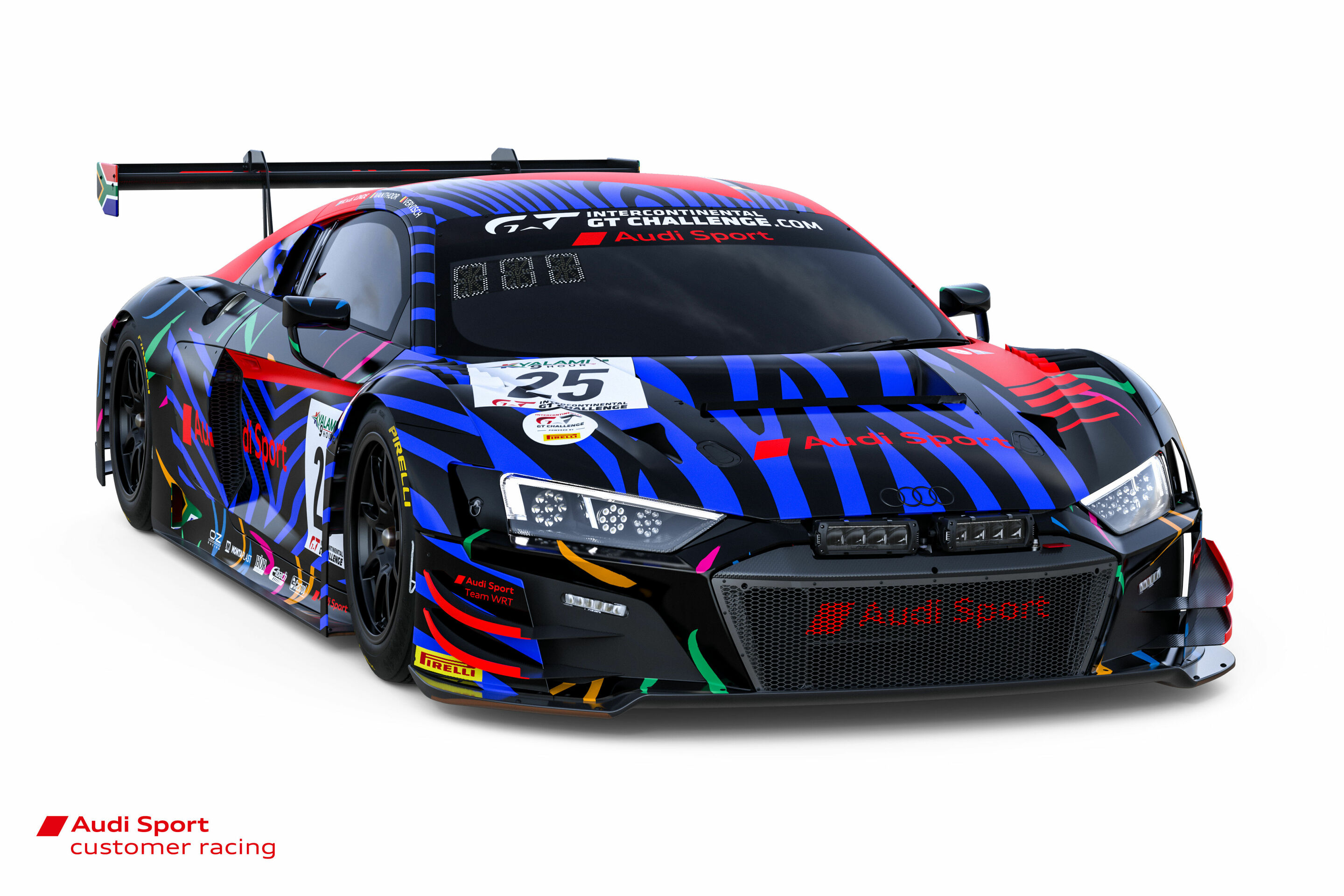 9h Kyalami 2019 - Audi R8 LMS #25 (Audi Sport Team WRT), Kelvin van der Linde/Dries Vanthoor/Frédéric Vervisch