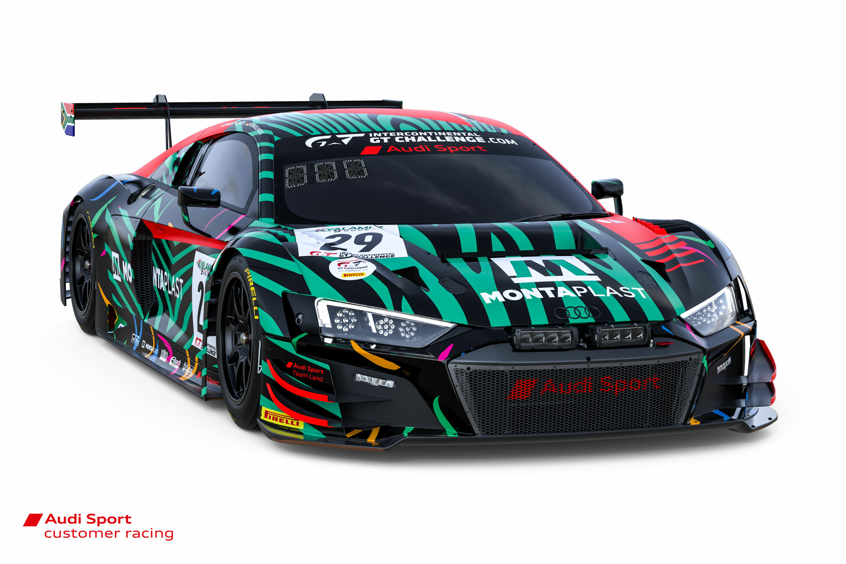 9h Kyalami 2019 - Audi R8 LMS #29 (Audi Sport Team Land), Christopher Haase/Christopher Mies/Markus Winkelhock