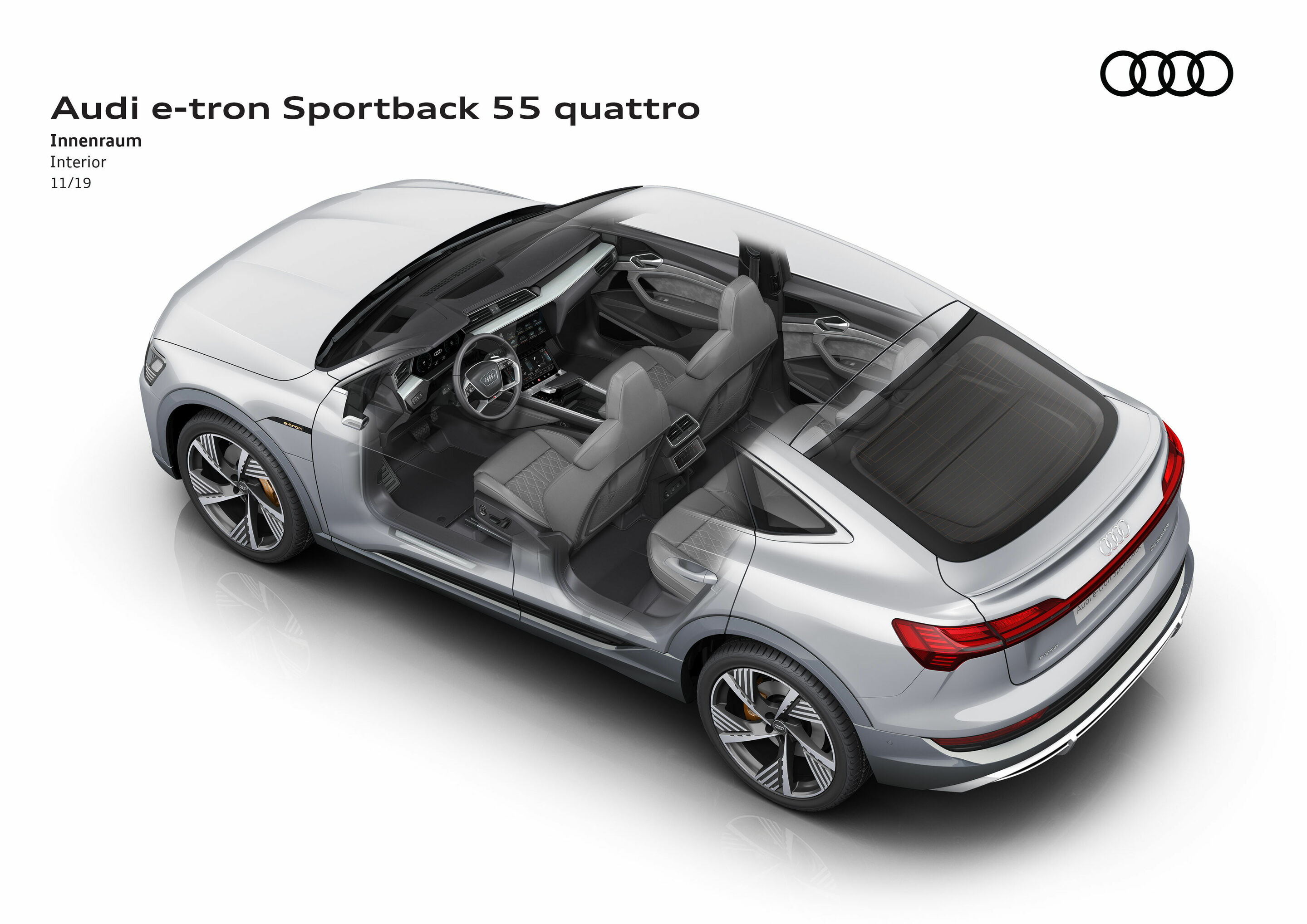 Illustration - Audi e-tron Sportback 55 quattro - Interior