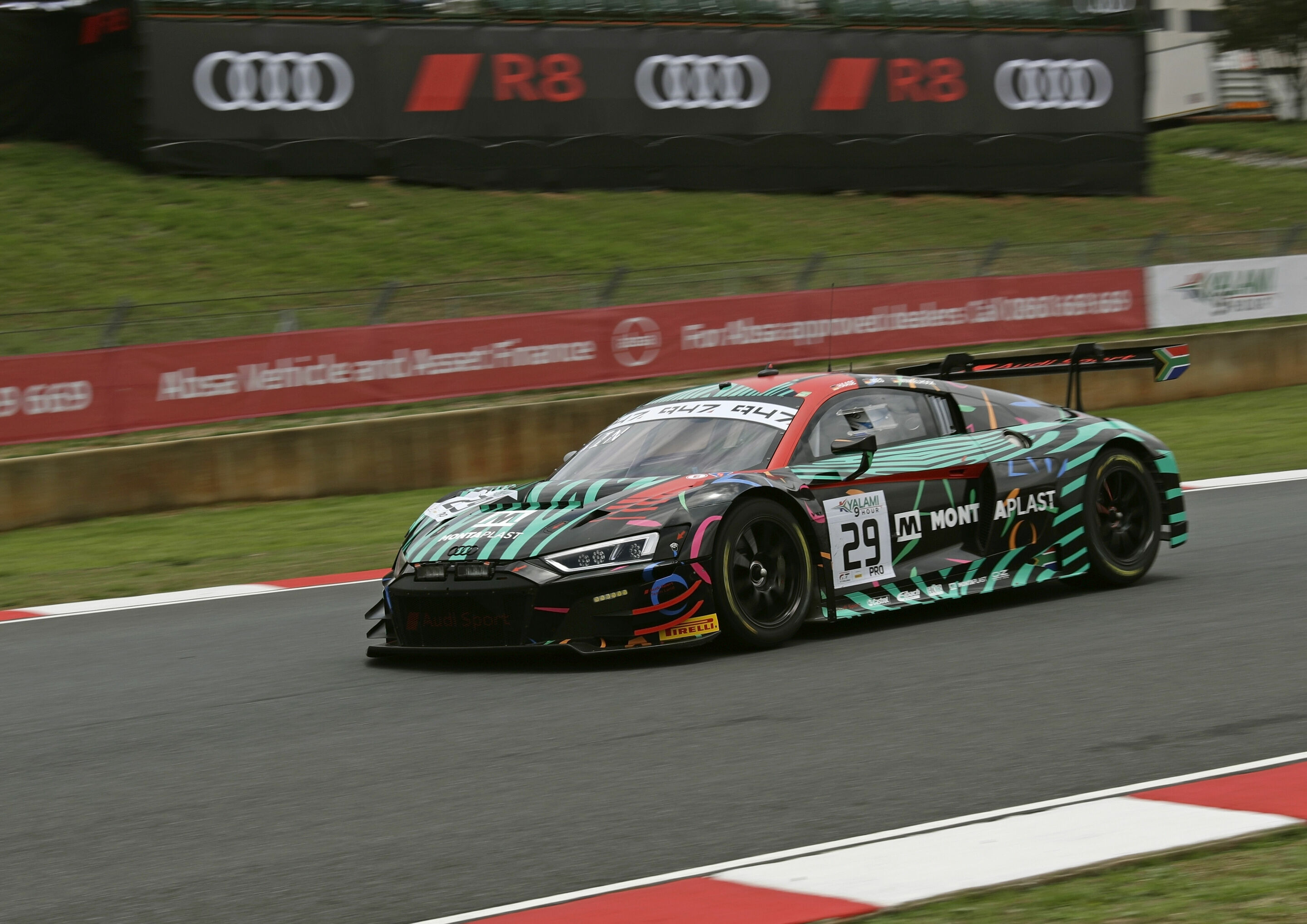 9h Kyalami 2019 - Audi R8 LMS #29 (Audi Sport Team Land), Christopher Haase/Christopher Mies/Markus Winkelhock