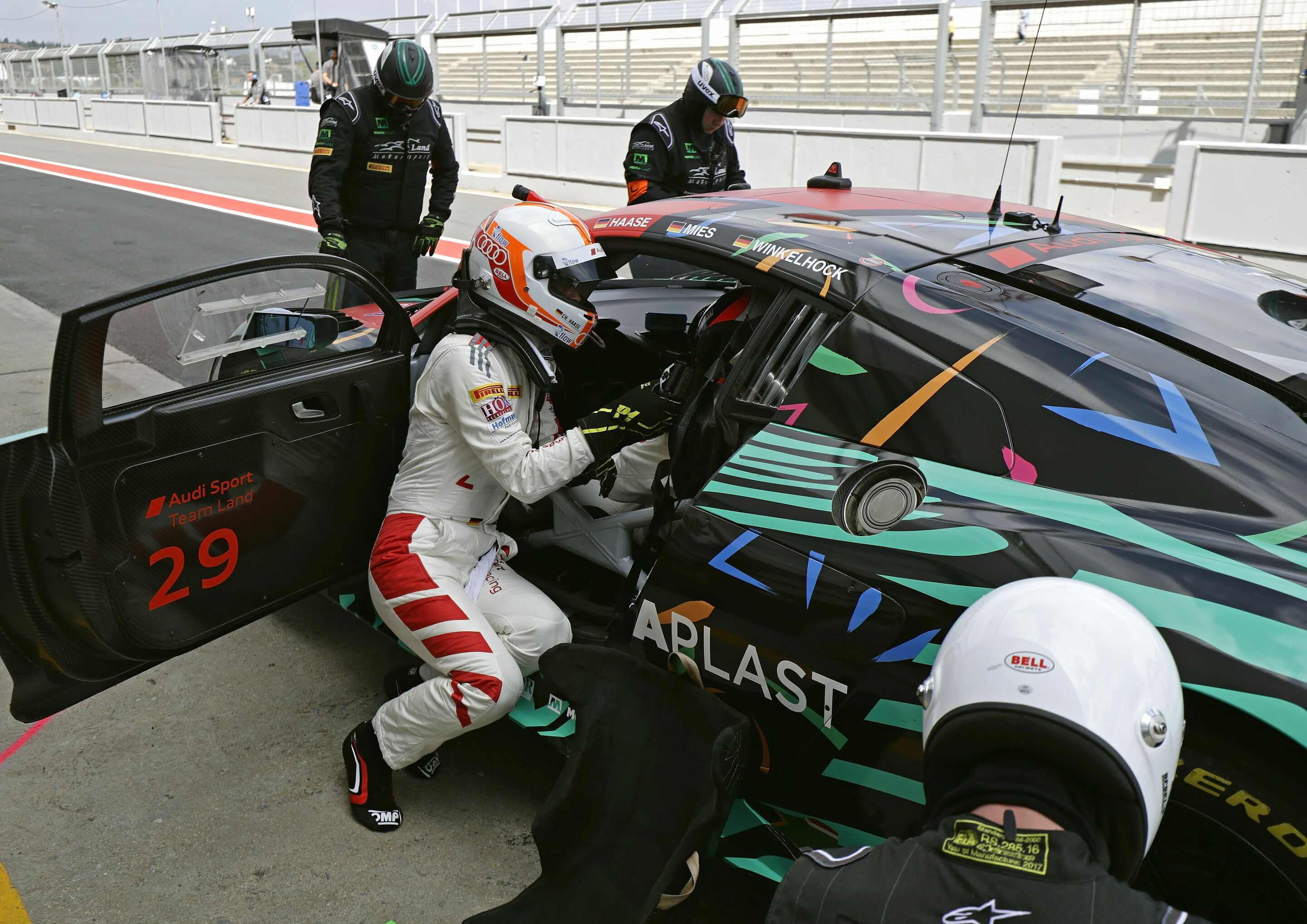 9h Kyalami 2019 - Audi R8 LMS #29 (Audi Sport Team Land), Christopher Haase/Christopher Mies/Markus Winkelhock