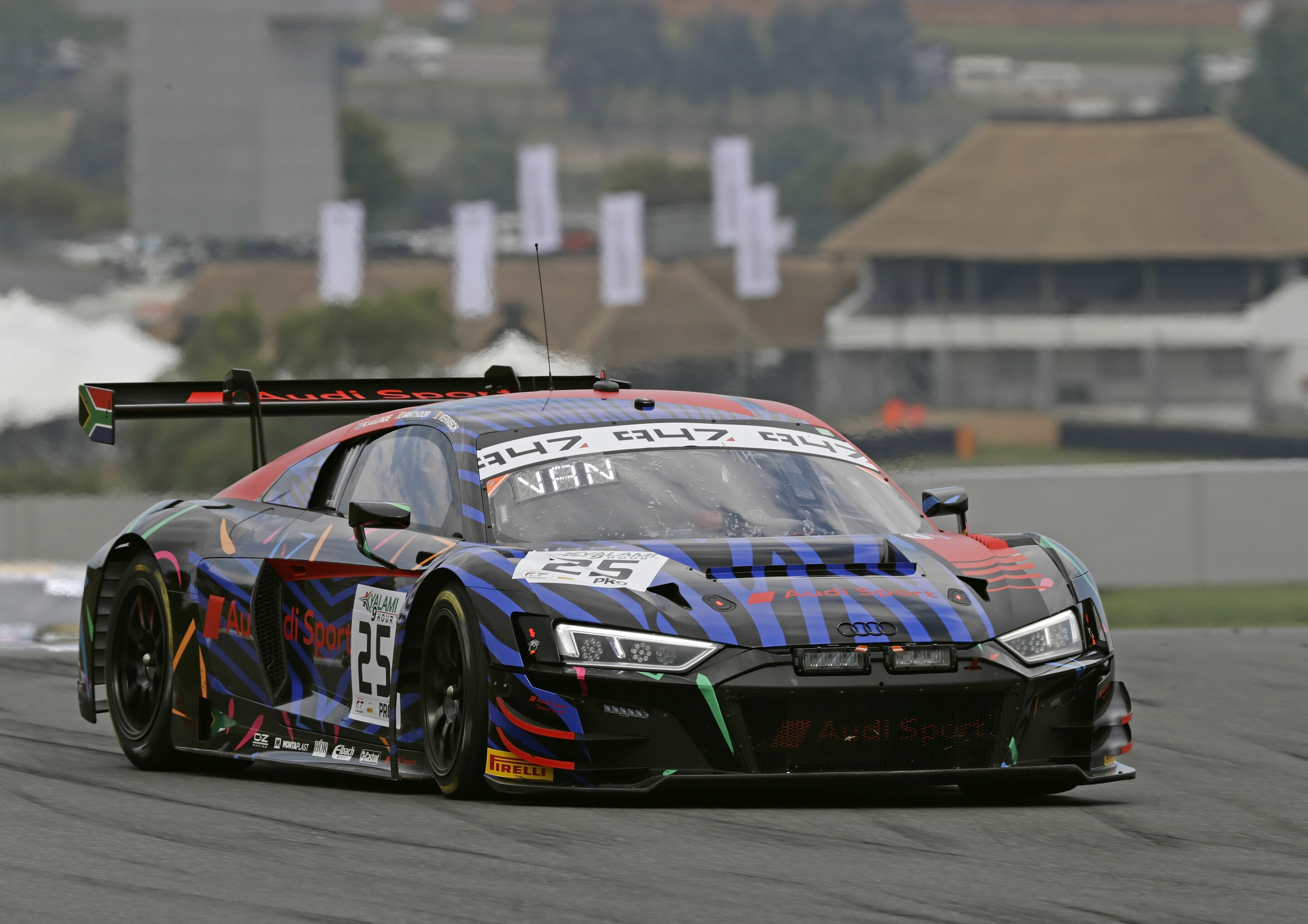 9h Kyalami 2019 - Audi R8 LMS #25 (Audi Sport Team WRT), Kelvin van der Linde/Dries Vanthoor/Frédéric Vervisch