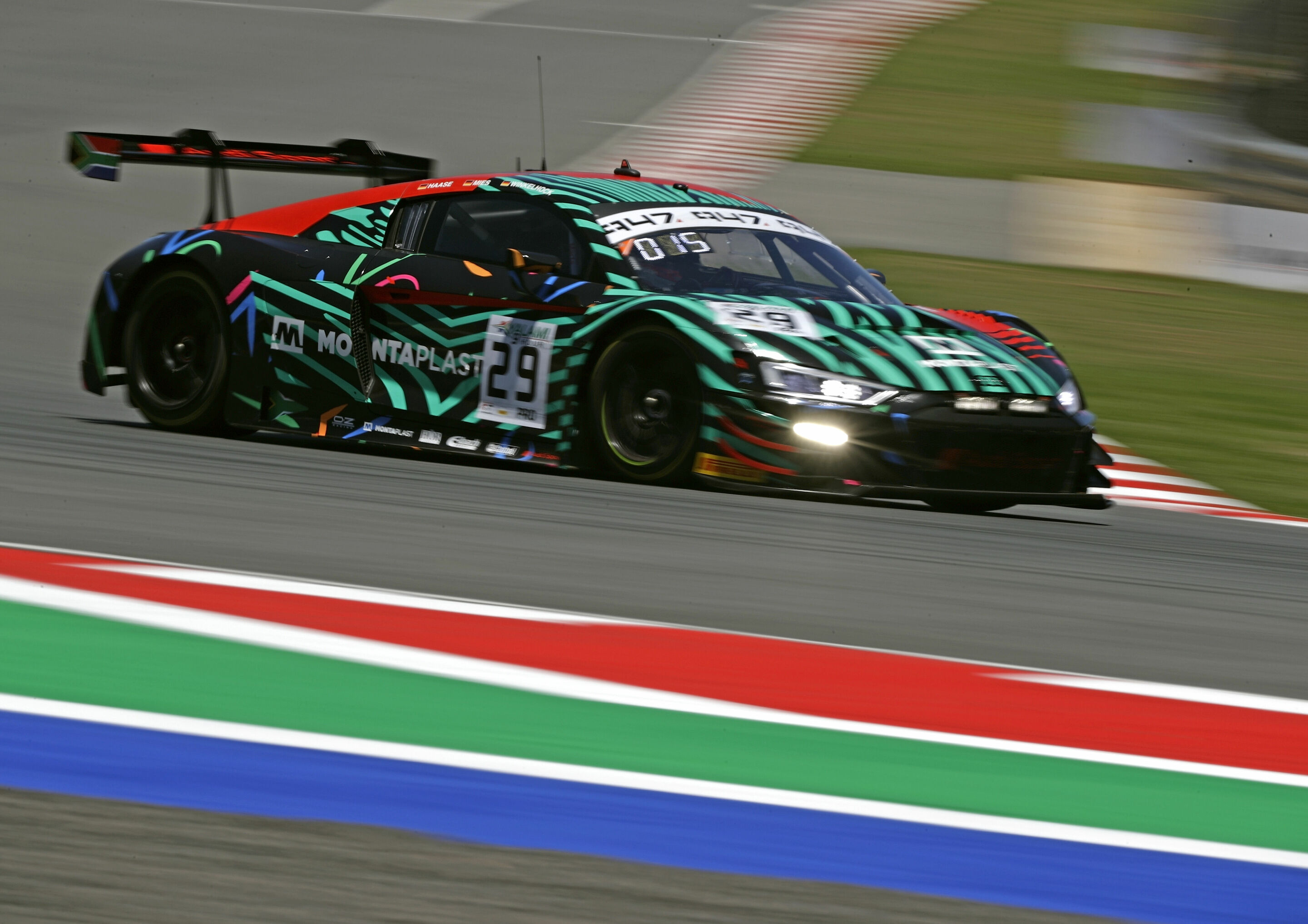 9h Kyalami 2019 - Audi R8 LMS #29 (Audi Sport Team Land), Christopher Haase/Christopher Mies/Markus Winkelhock