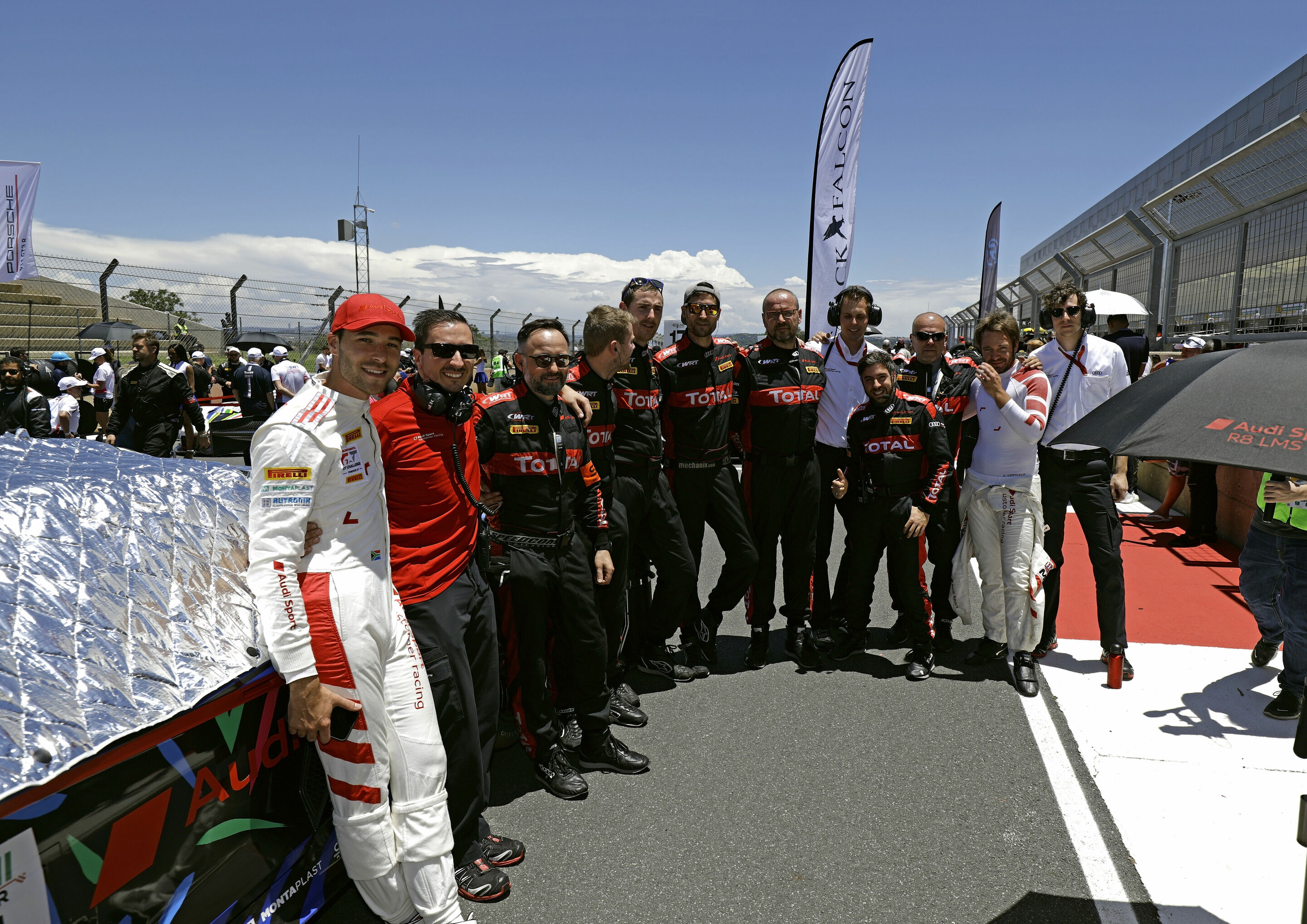 9h Kyalami 2019 - Audi R8 LMS #25 (Audi Sport Team WRT), Kelvin van der Linde/Dries Vanthoor/Frédéric Vervisch