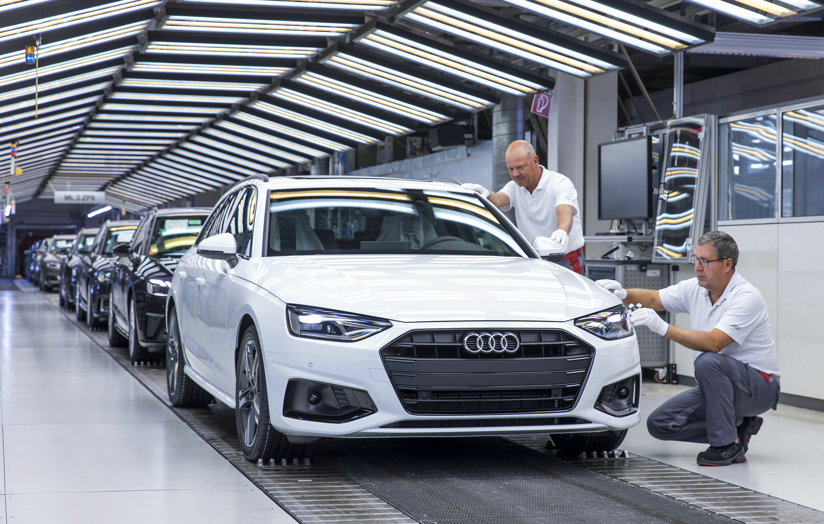 Audi-Standort Ingolstadt - Produktion Audi A4: Montage – Endabnahme