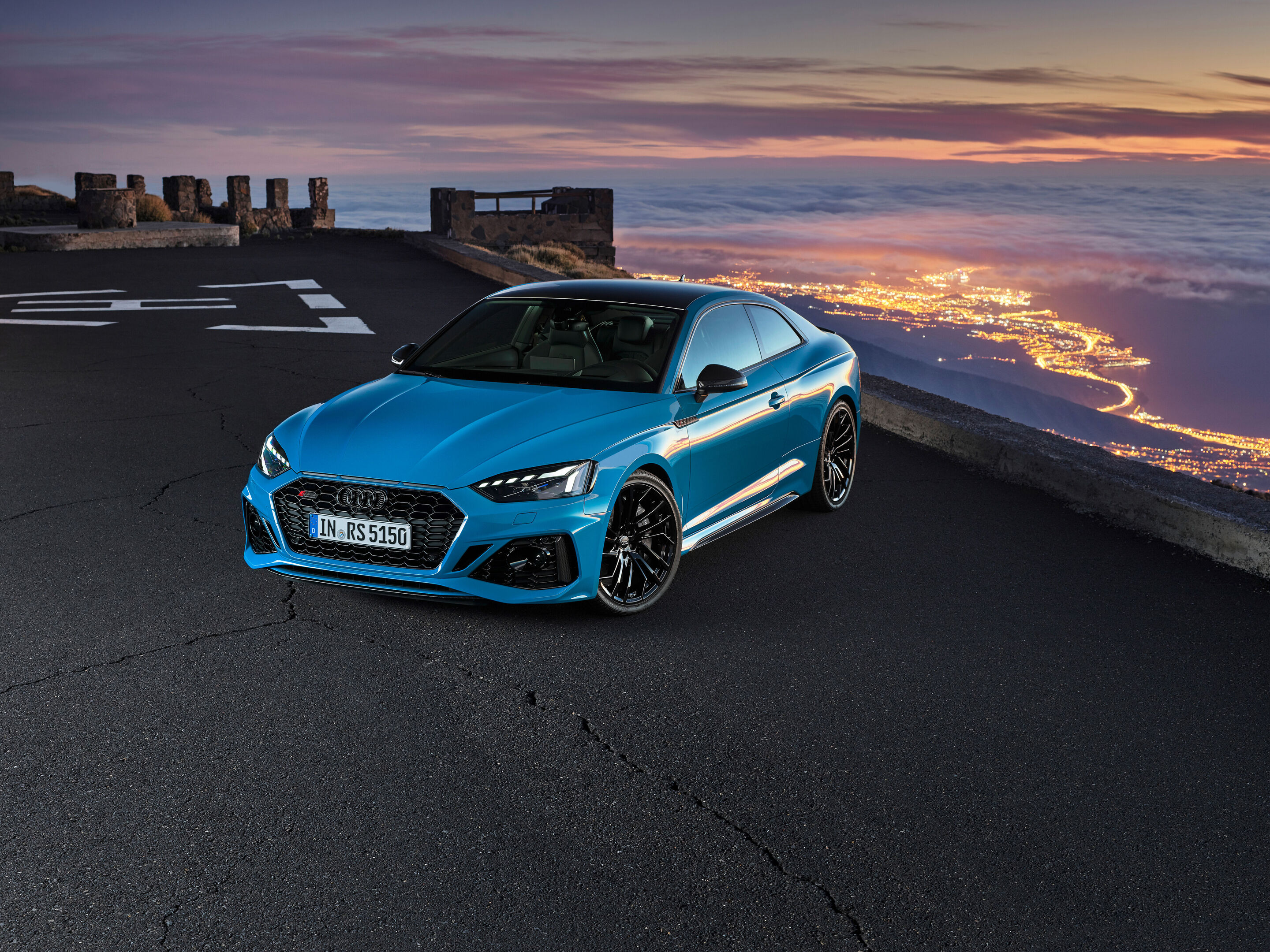 Audi RS 5 Coupé (bis 2024) - Standaufnahme;
Farbe: Turboblau