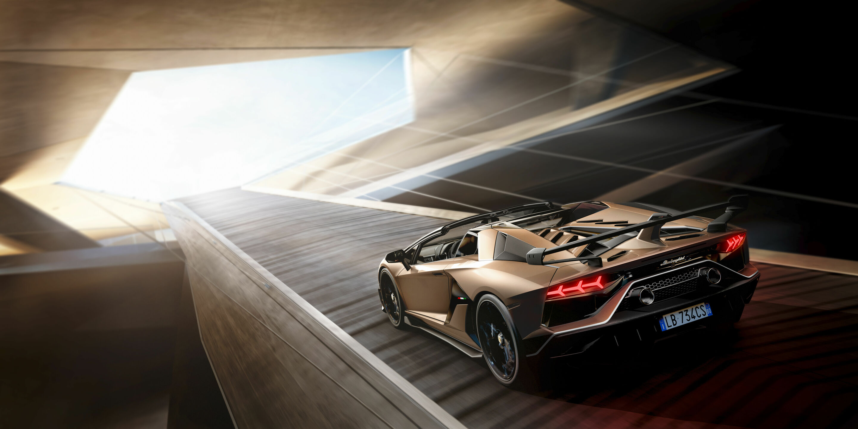 Skizze - Lamborghini Aventador SVJ Roadster - Lamborghini Aventador SVJ Roadster