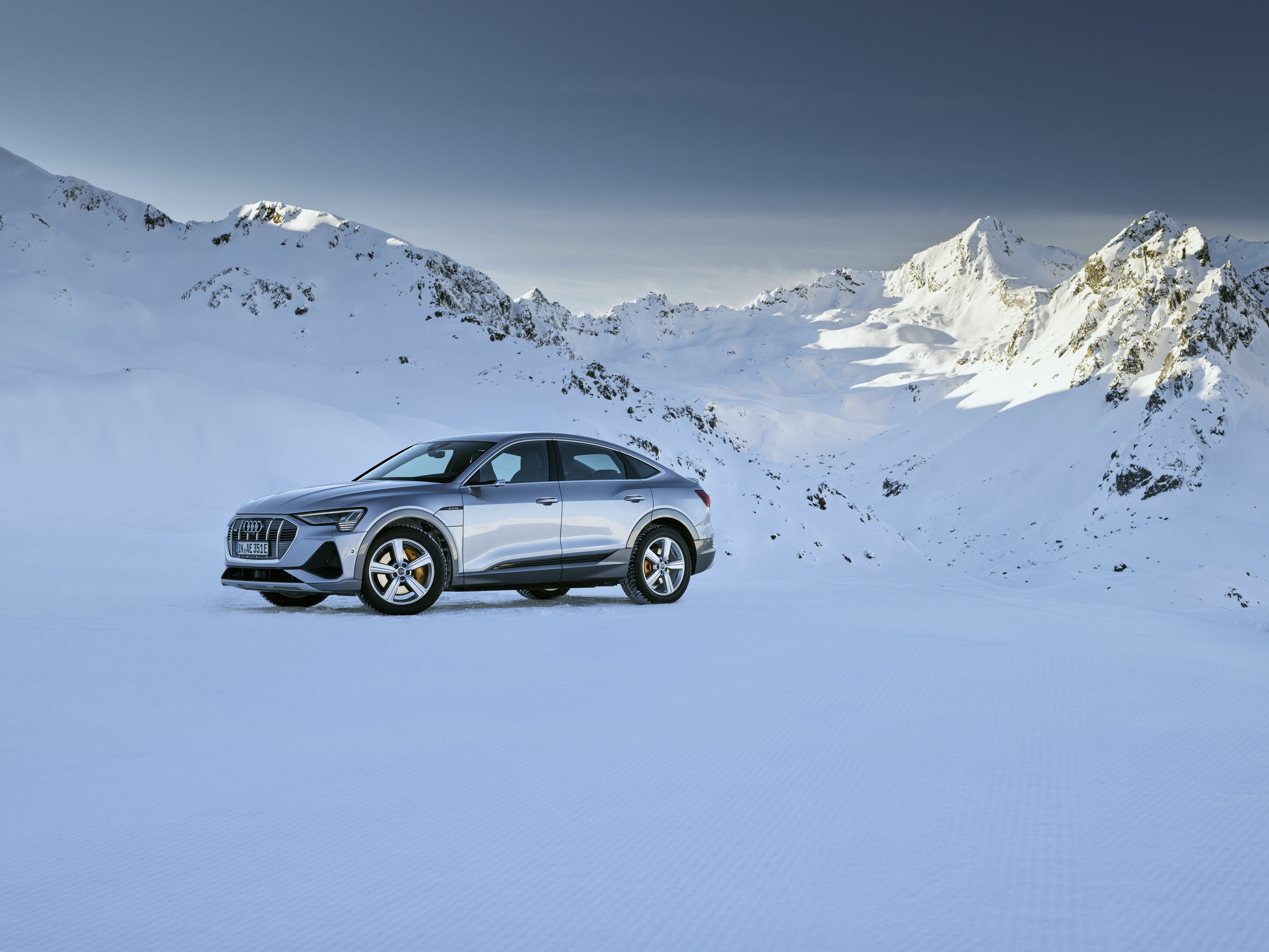 Audi e-tron Sportback 55 quattro - Static photo,
Colour: Florett Silver