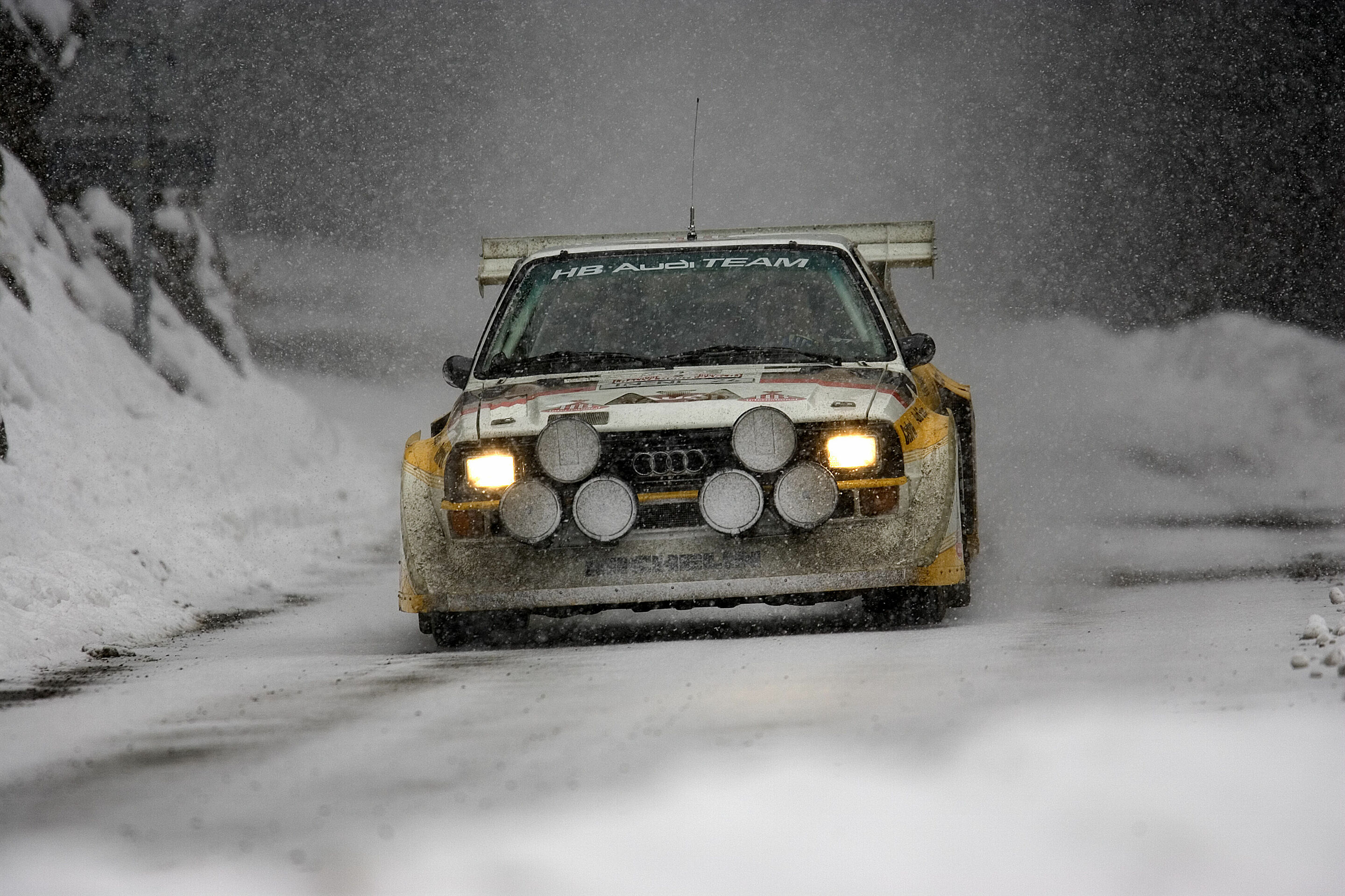 Audi Tradition feiert 40 Jahre quattro - Das extremste Rallye-Auto: Der Audi quattro Rallye S1.