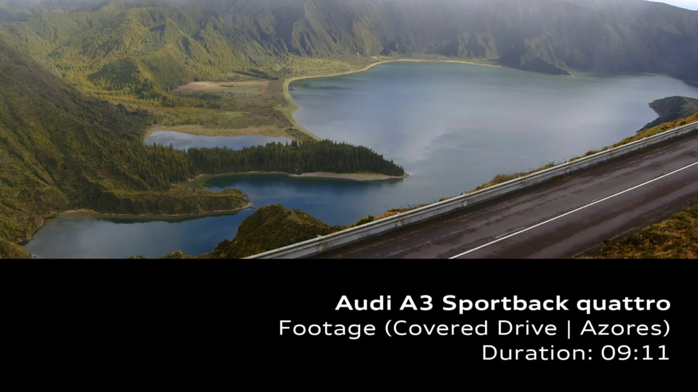 Audi A3 Sportback on location Footage Azoren - Audi A3 Sportback on location Footage Azoren