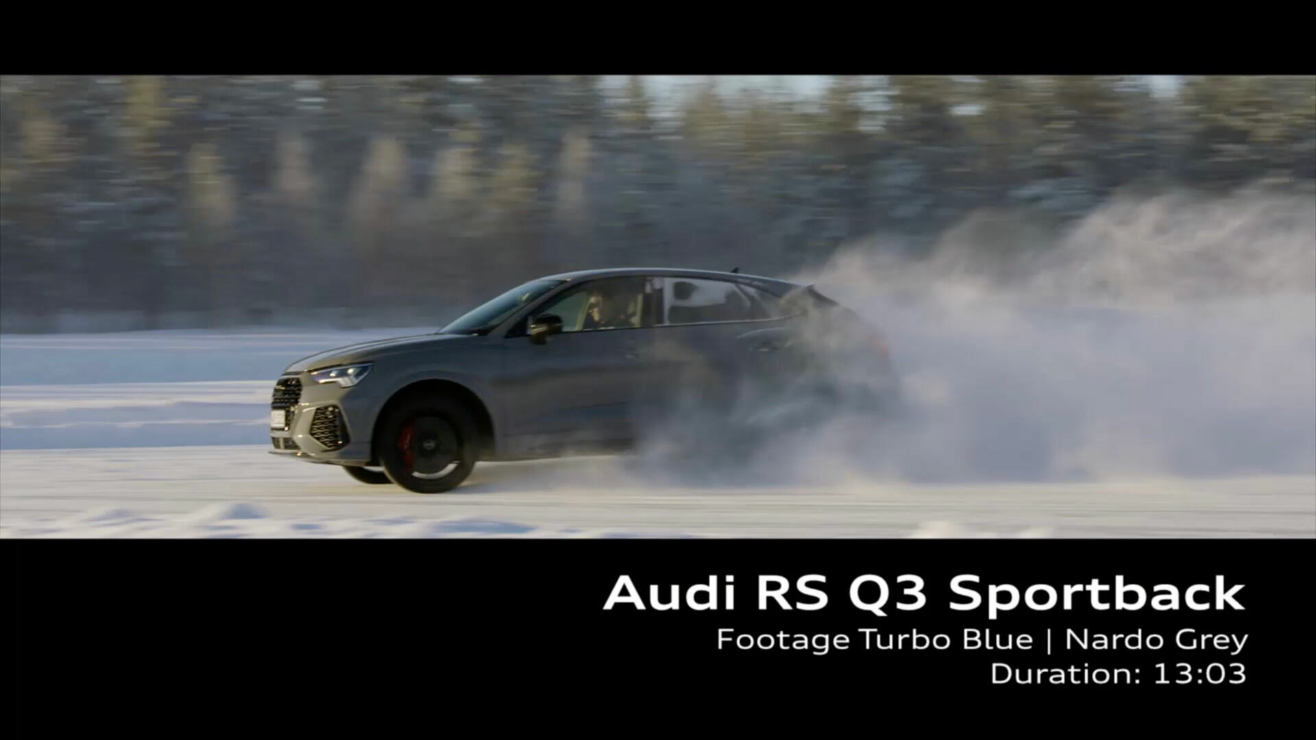 Audi RS Q3 Sportback Footage - Audi RS Q3 Sportback Footage