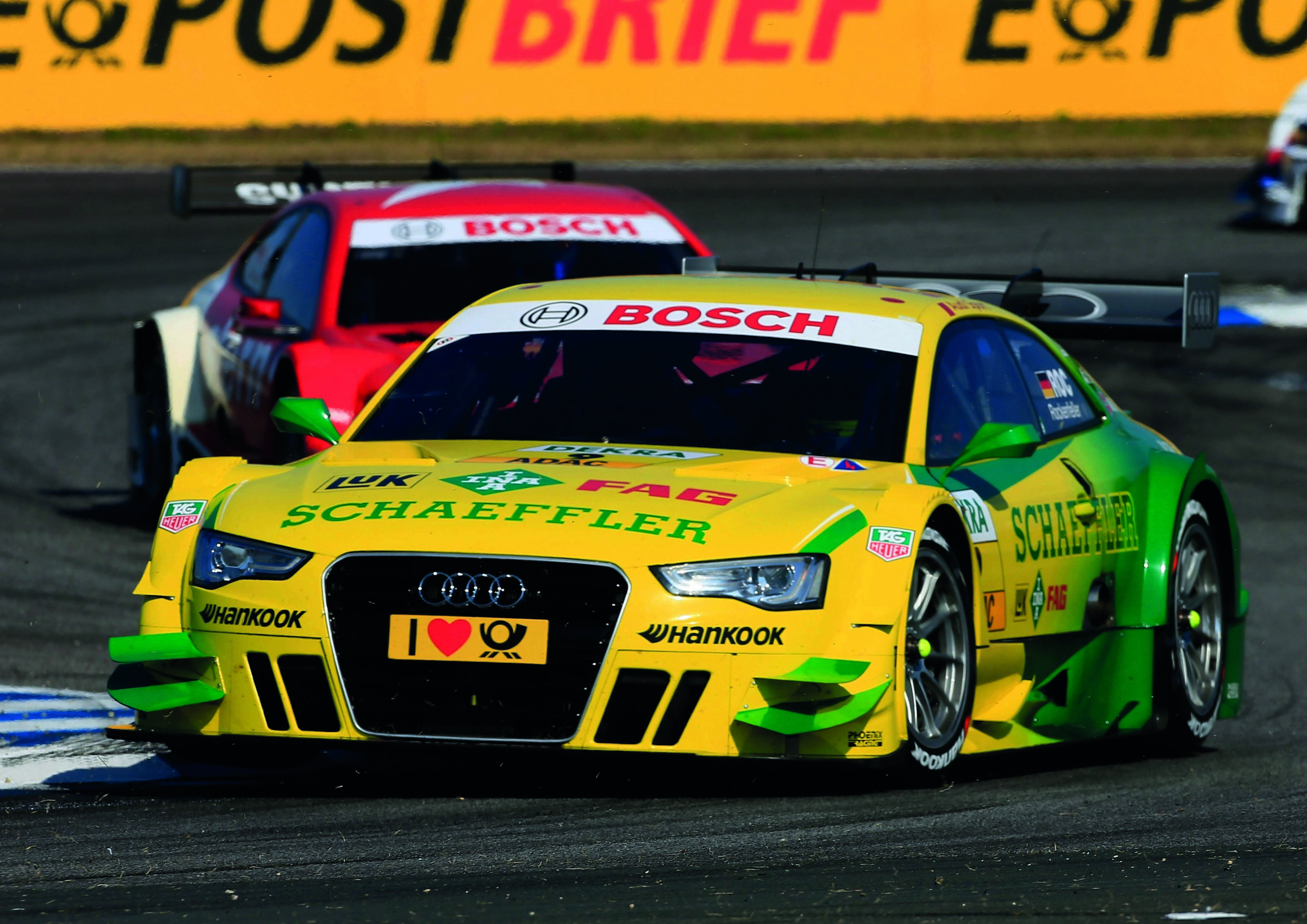 Audi without racing luck at Oschersleben - Mike Rockenfeller, Schaeffler Audi A5 DTM #9 (Audi Sport Team Phoenix).