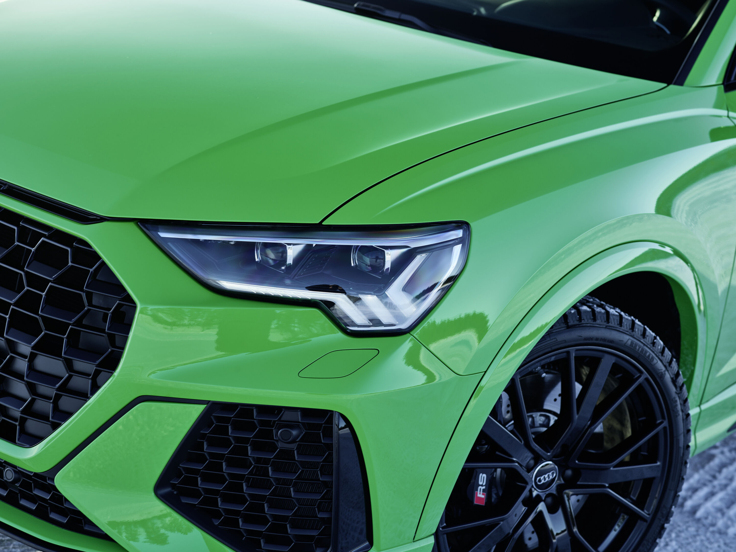 Audi RS Q3 Sportback (until 2025) - Detail
color: Kyalami green