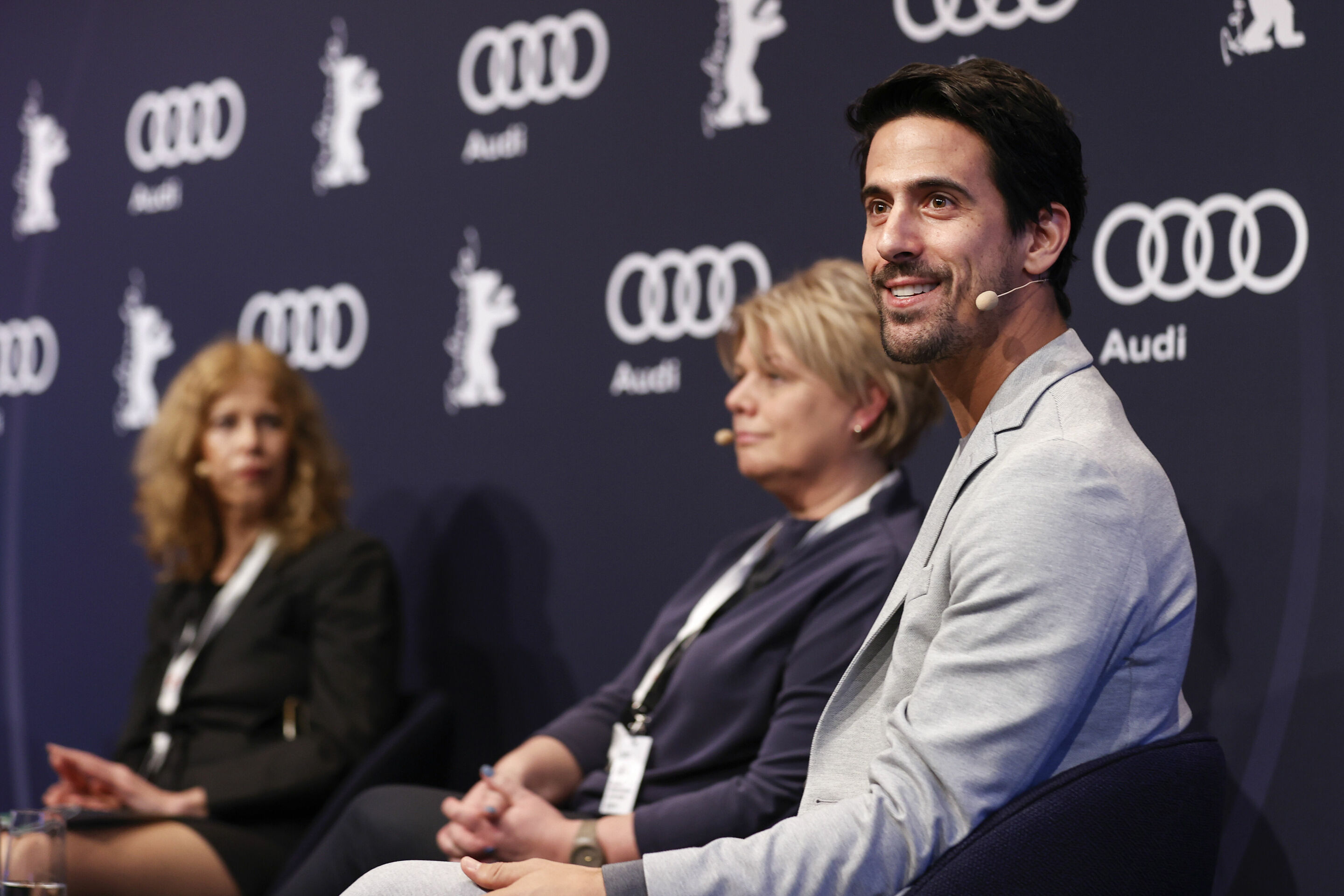Berlinale Open House Panel "The Show Must Go Green" - Lucas di Grassi