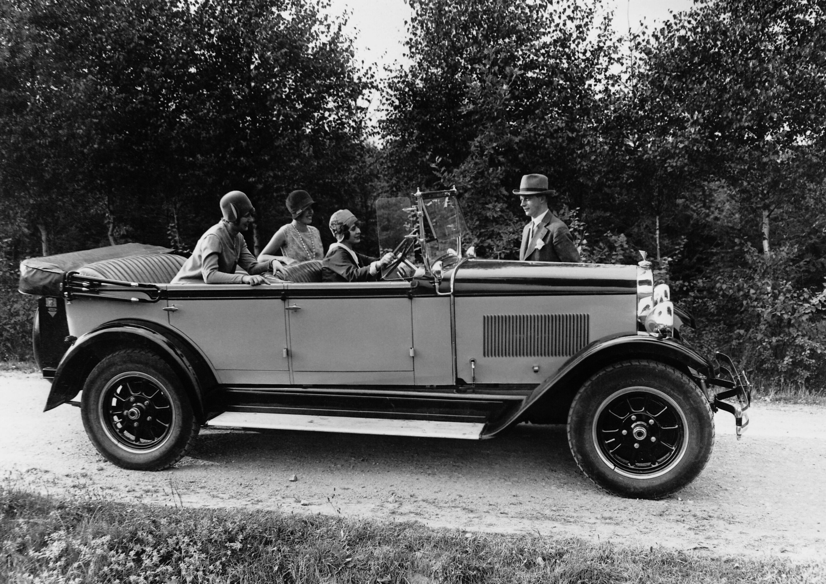 Wanderer W11, offener Tourenwagen, Sechszylindermotor in Reihe, 2,5 Liter, 50 PS.