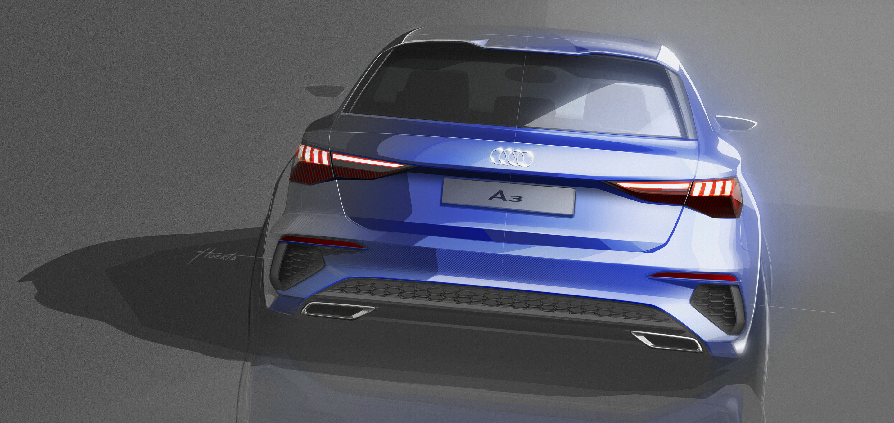 Skizze - Audi A3 Sportback - Design Skizze