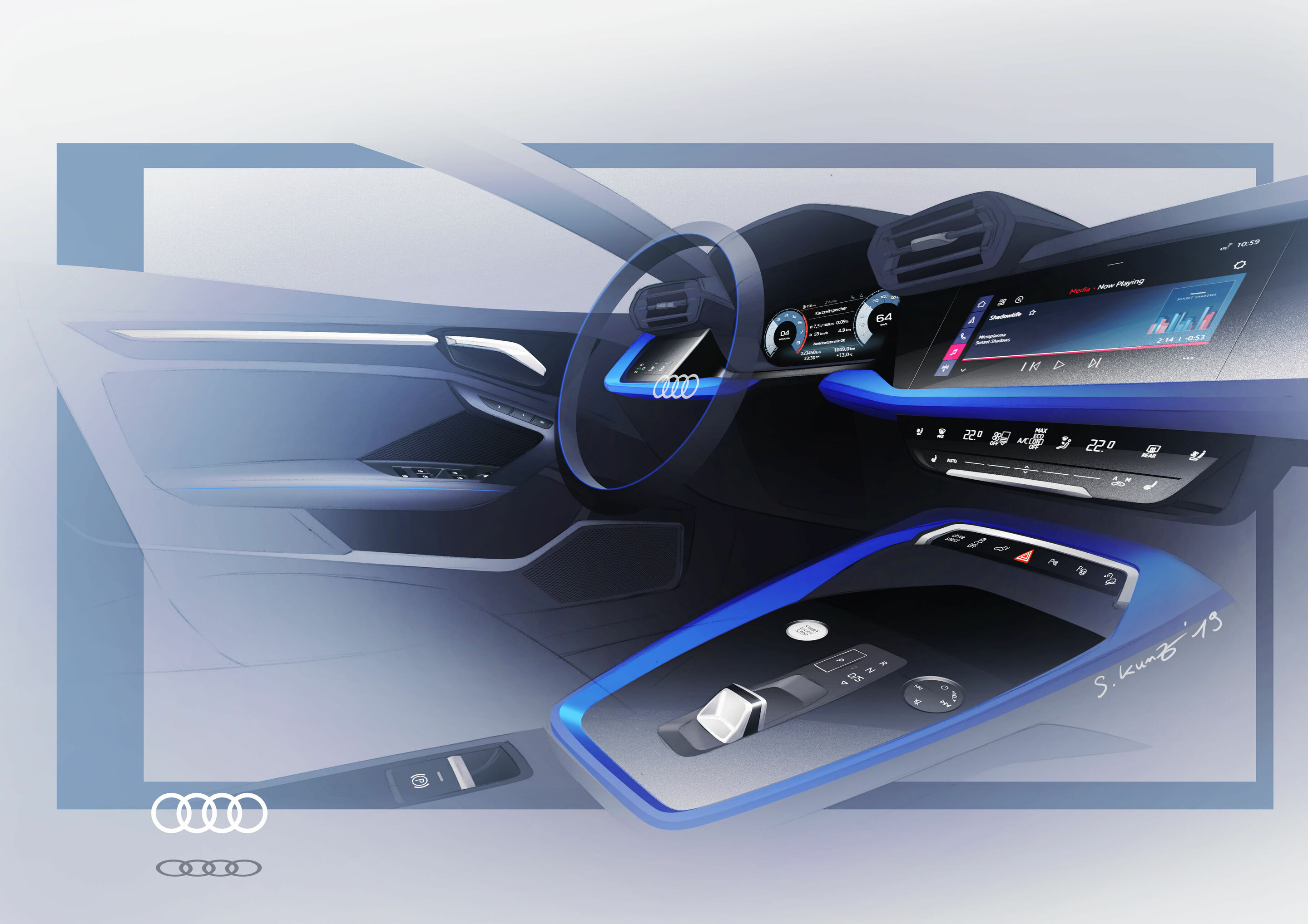 Sketch - Audi A3 Sportback - Design Sketch
