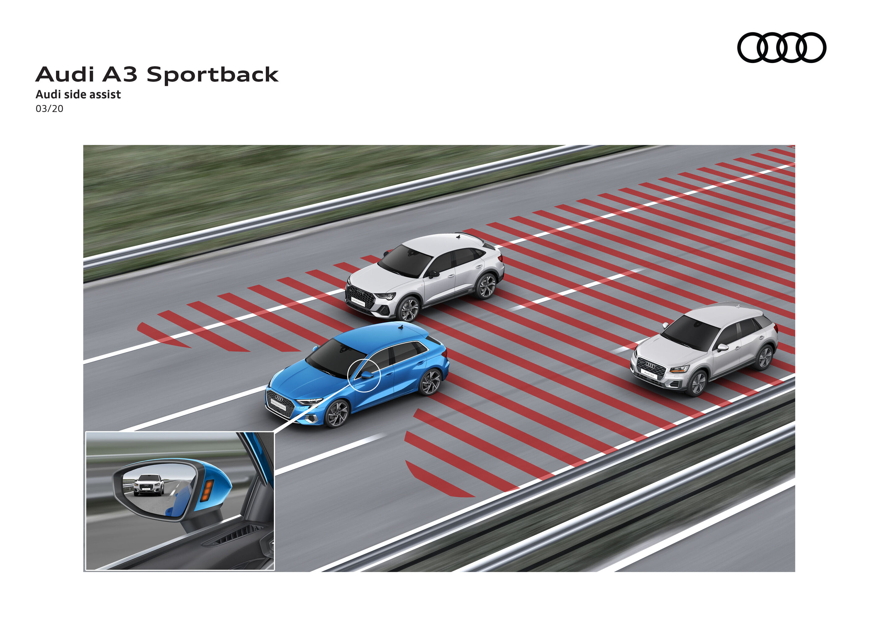 Illustration - Audi A3 Sportback - Audi side assist