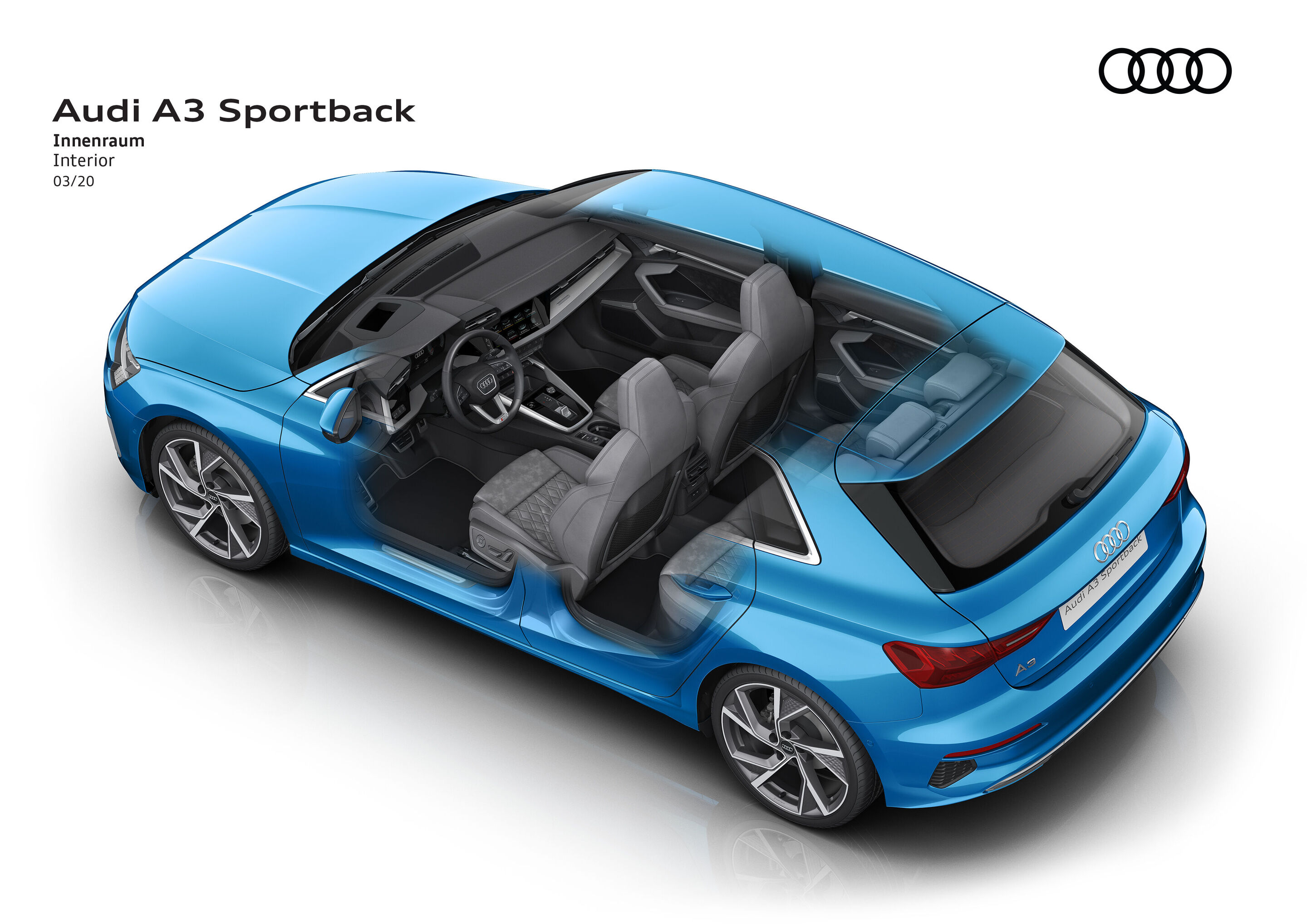 Illustration - Audi A3 Sportback - Innenraum