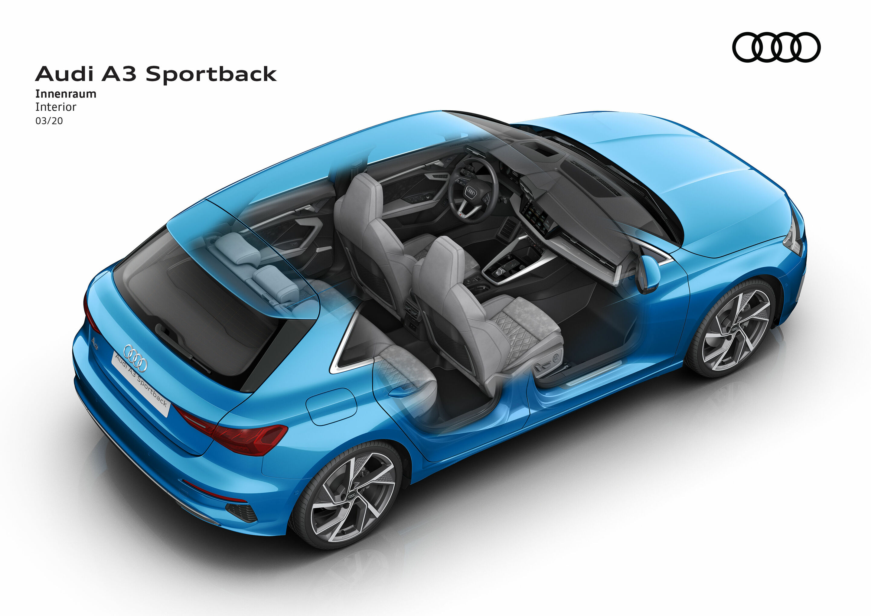 Illustration - Audi A3 Sportback - Innenraum